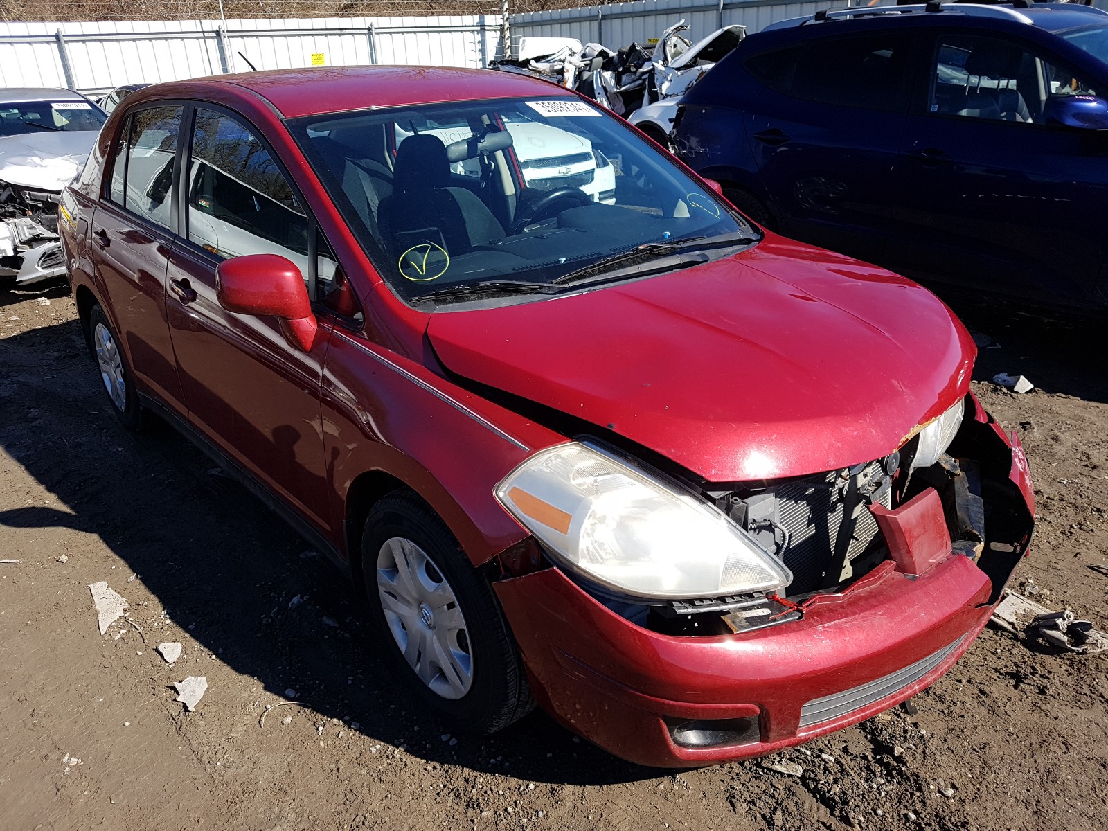 NISSAN VERSA S 2010 3n1bc1ap1al406135