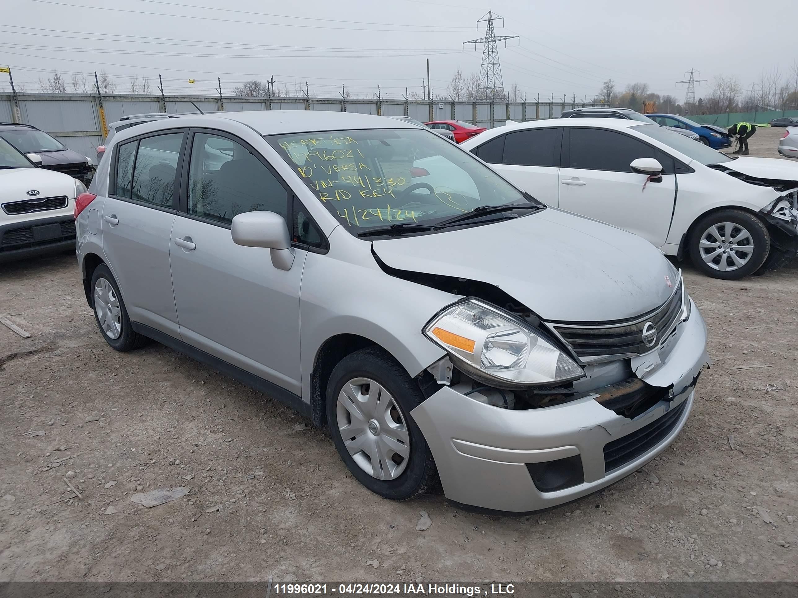 NISSAN VERSA 2010 3n1bc1cp2al441330