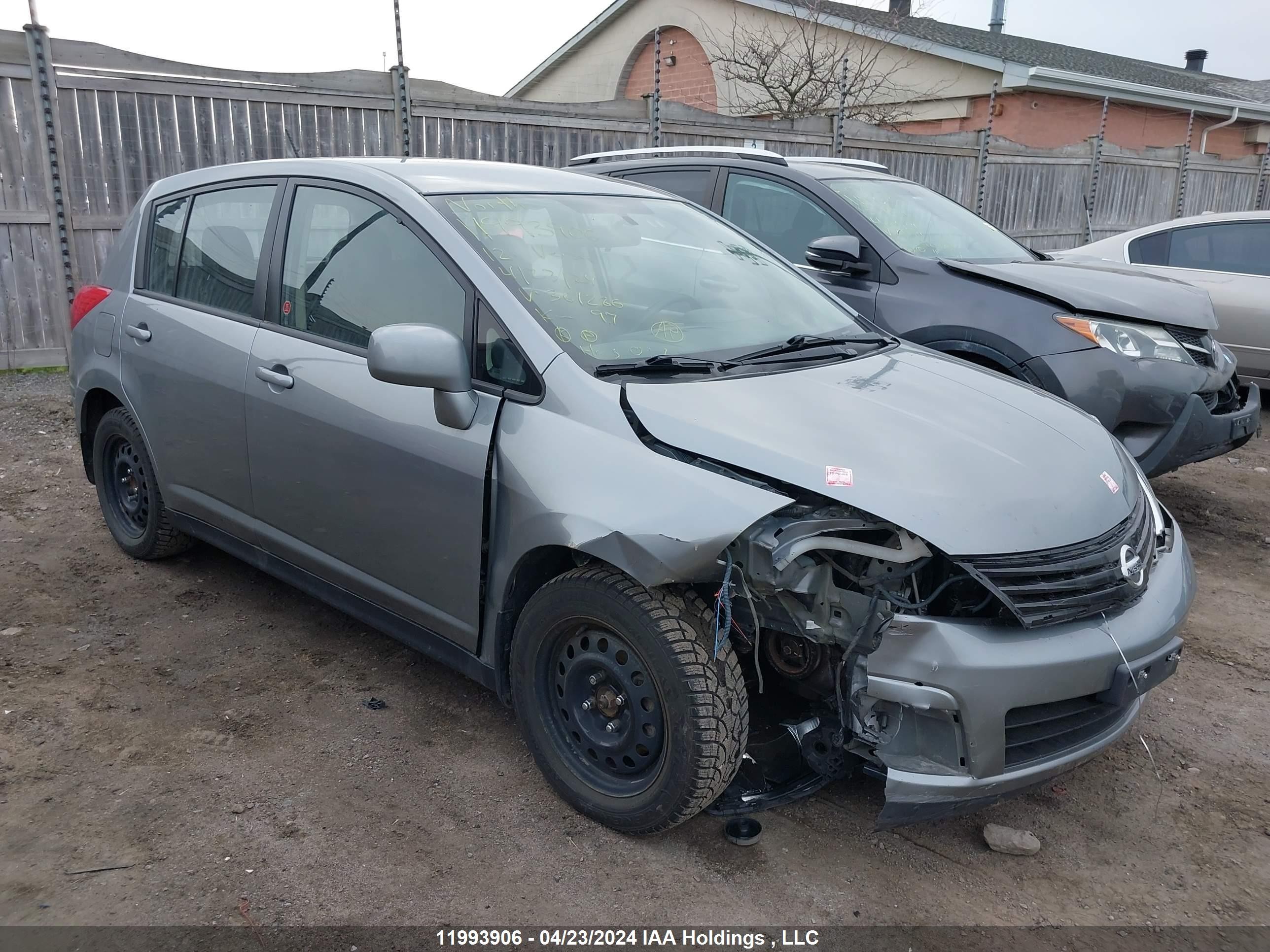 NISSAN VERSA 2012 3n1bc1cp4cl361286