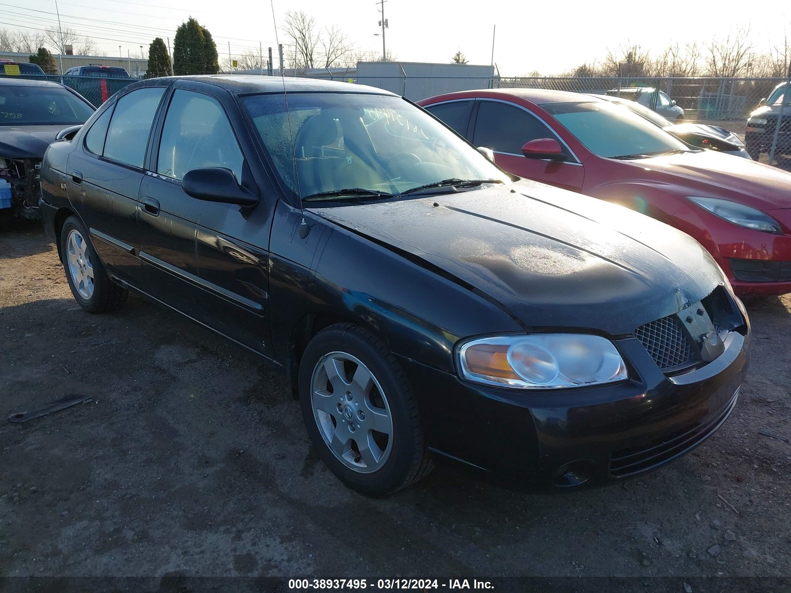 NISSAN SENTRA 2006 3n1cb51a86l500255