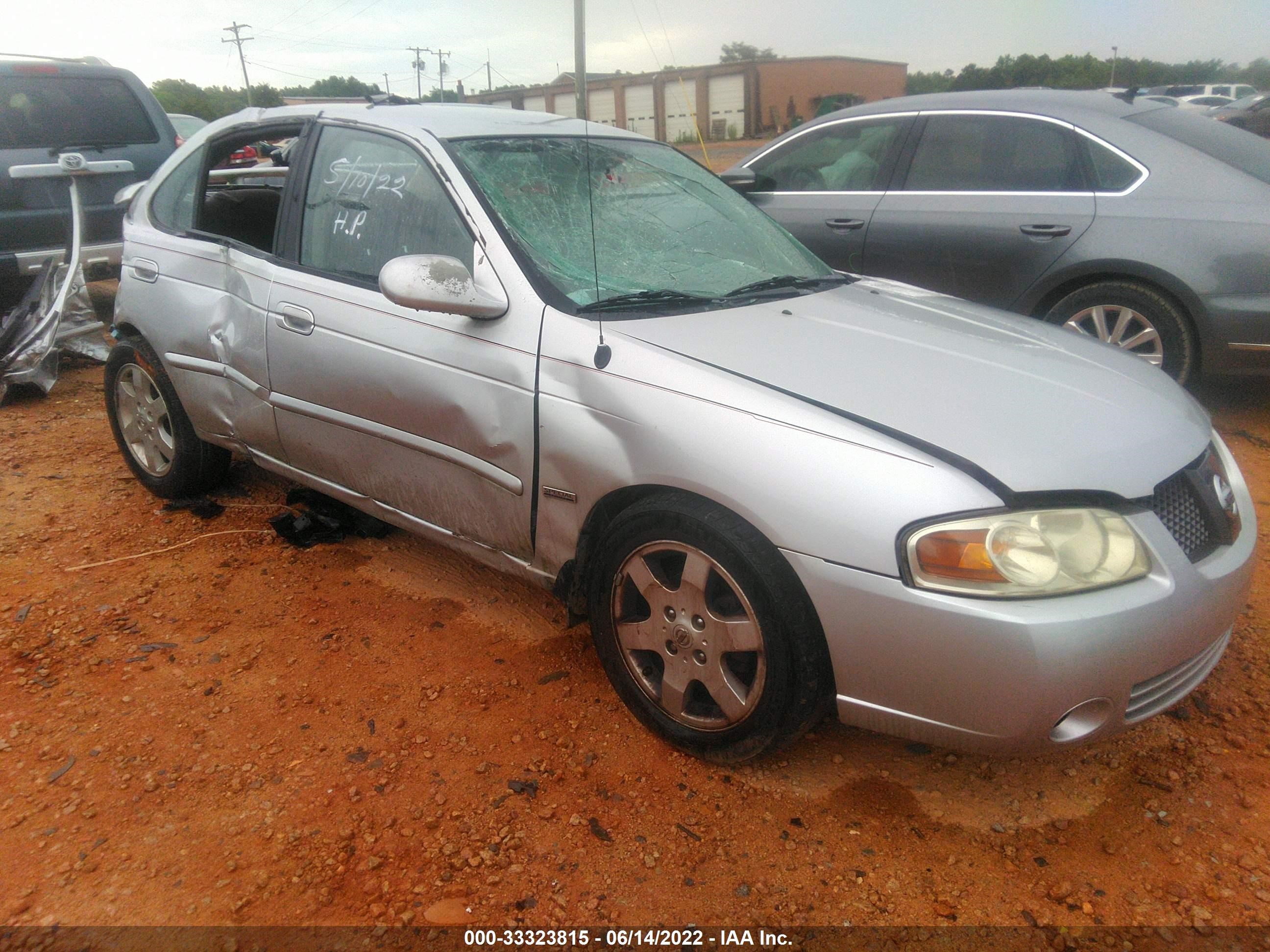 NISSAN SENTRA 2006 3n1cb51d06l489231