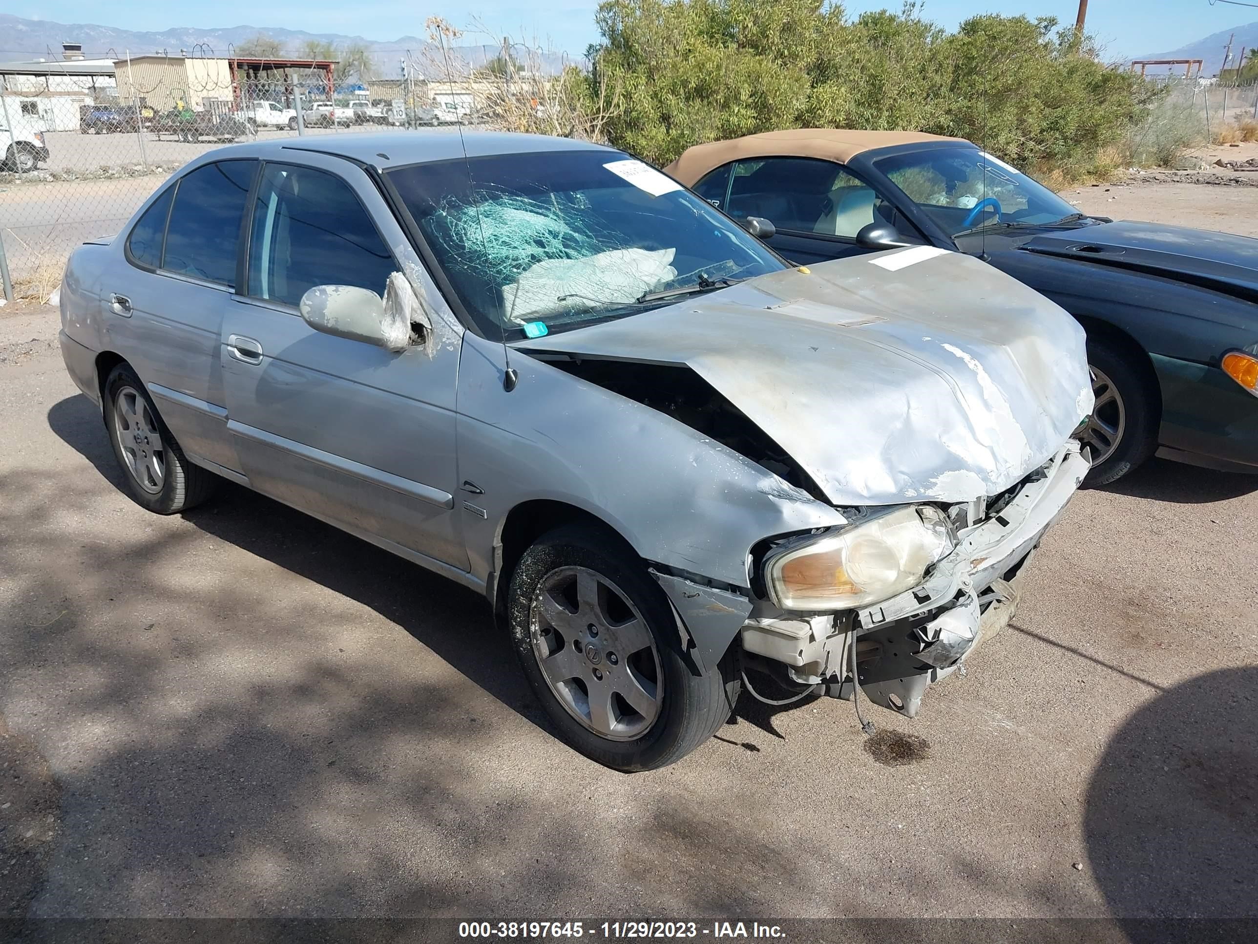 NISSAN SENTRA 2006 3n1cb51d06l604085