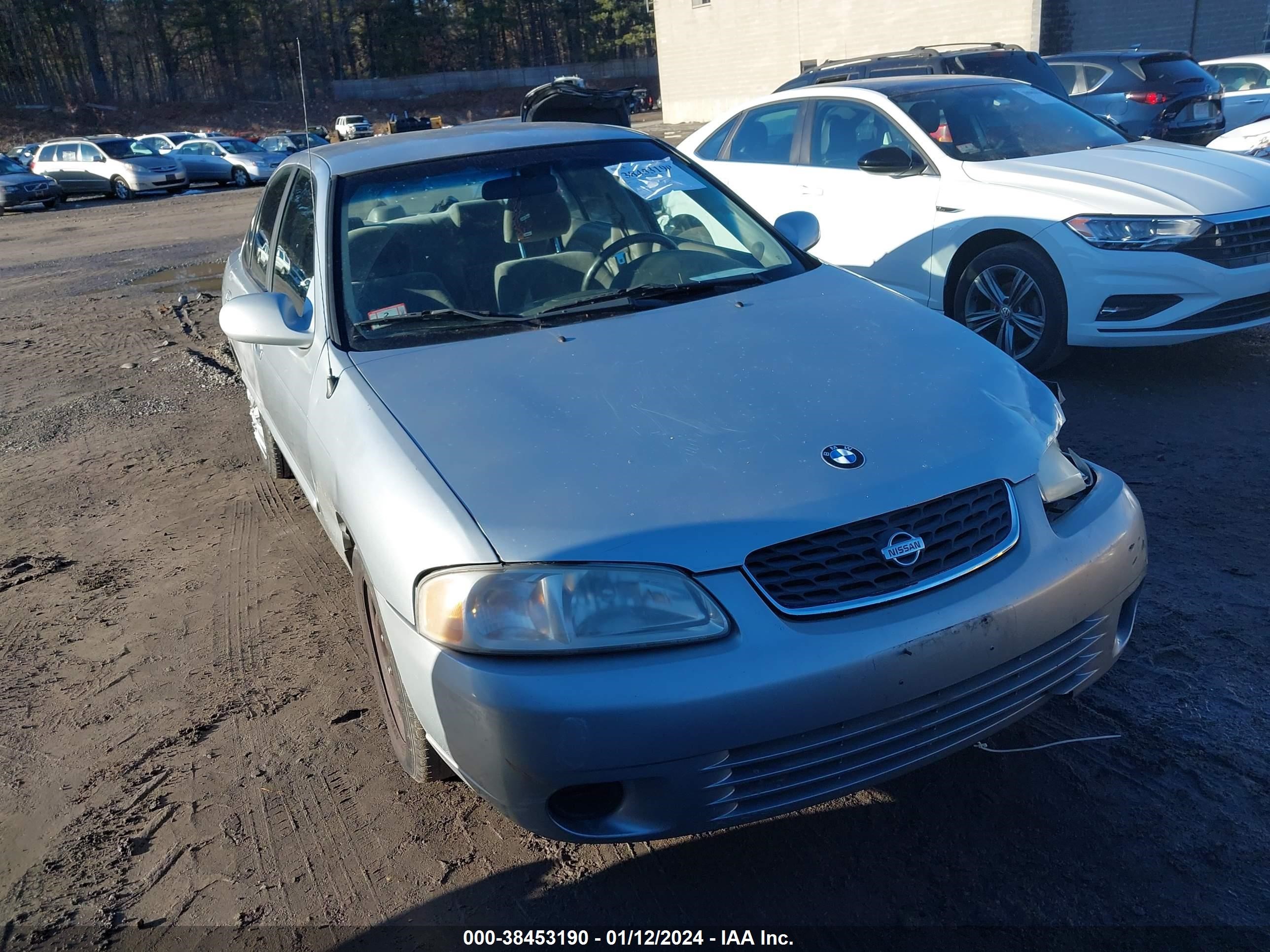 NISSAN SENTRA 2002 3n1cb51d12l686905