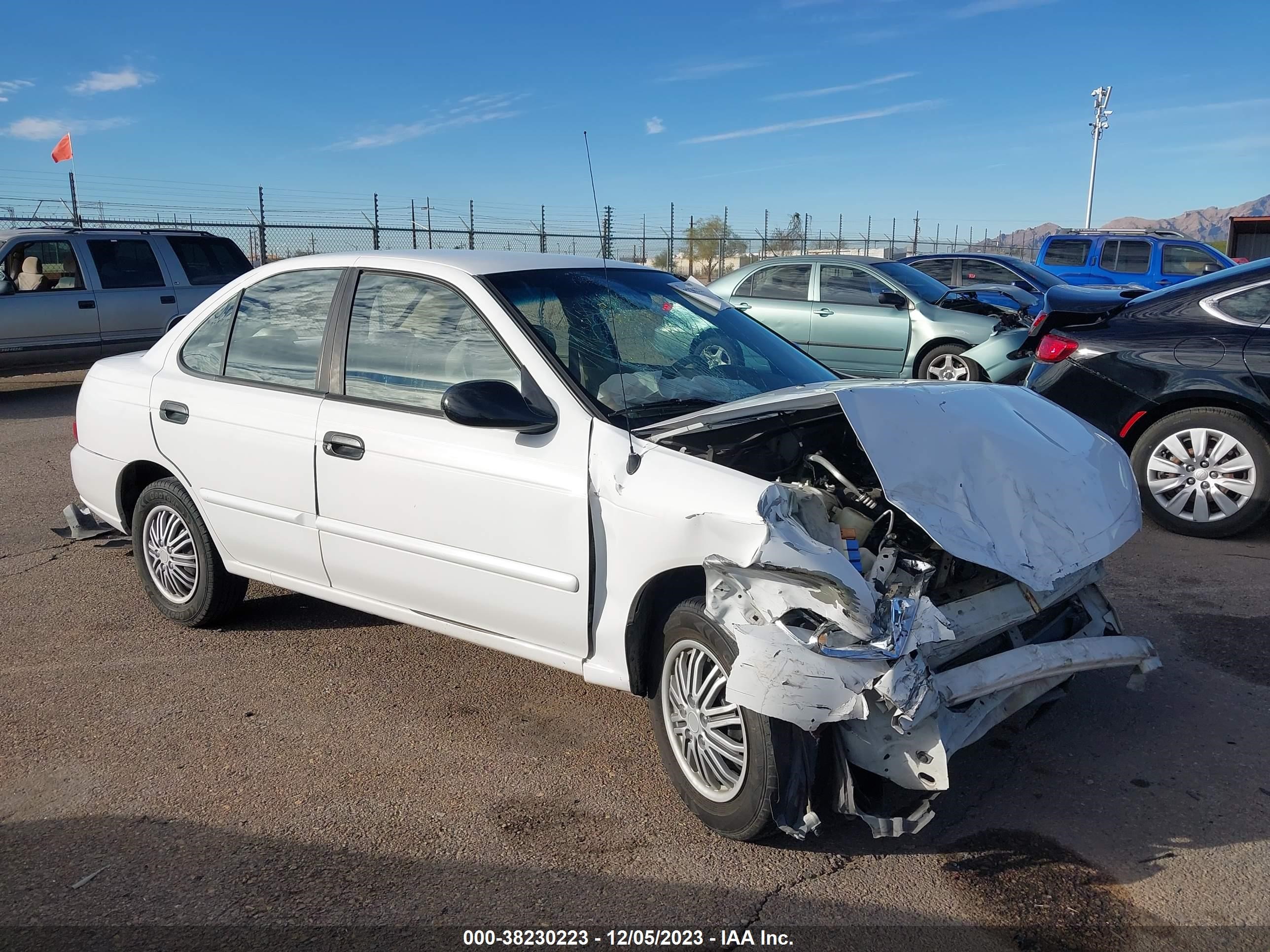 NISSAN SENTRA 2002 3n1cb51d22l654786