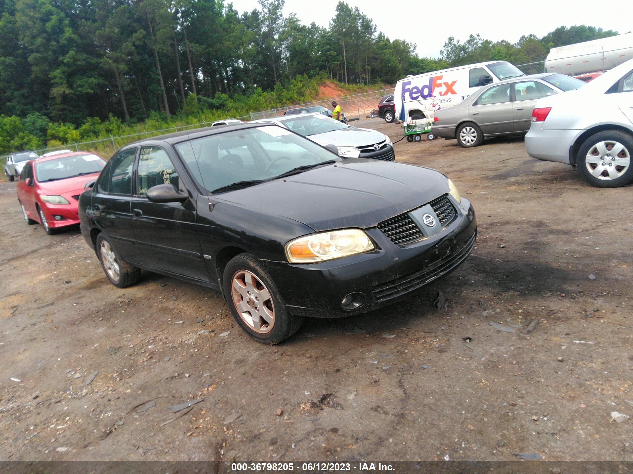 NISSAN SENTRA 2006 3n1cb51d26l523878