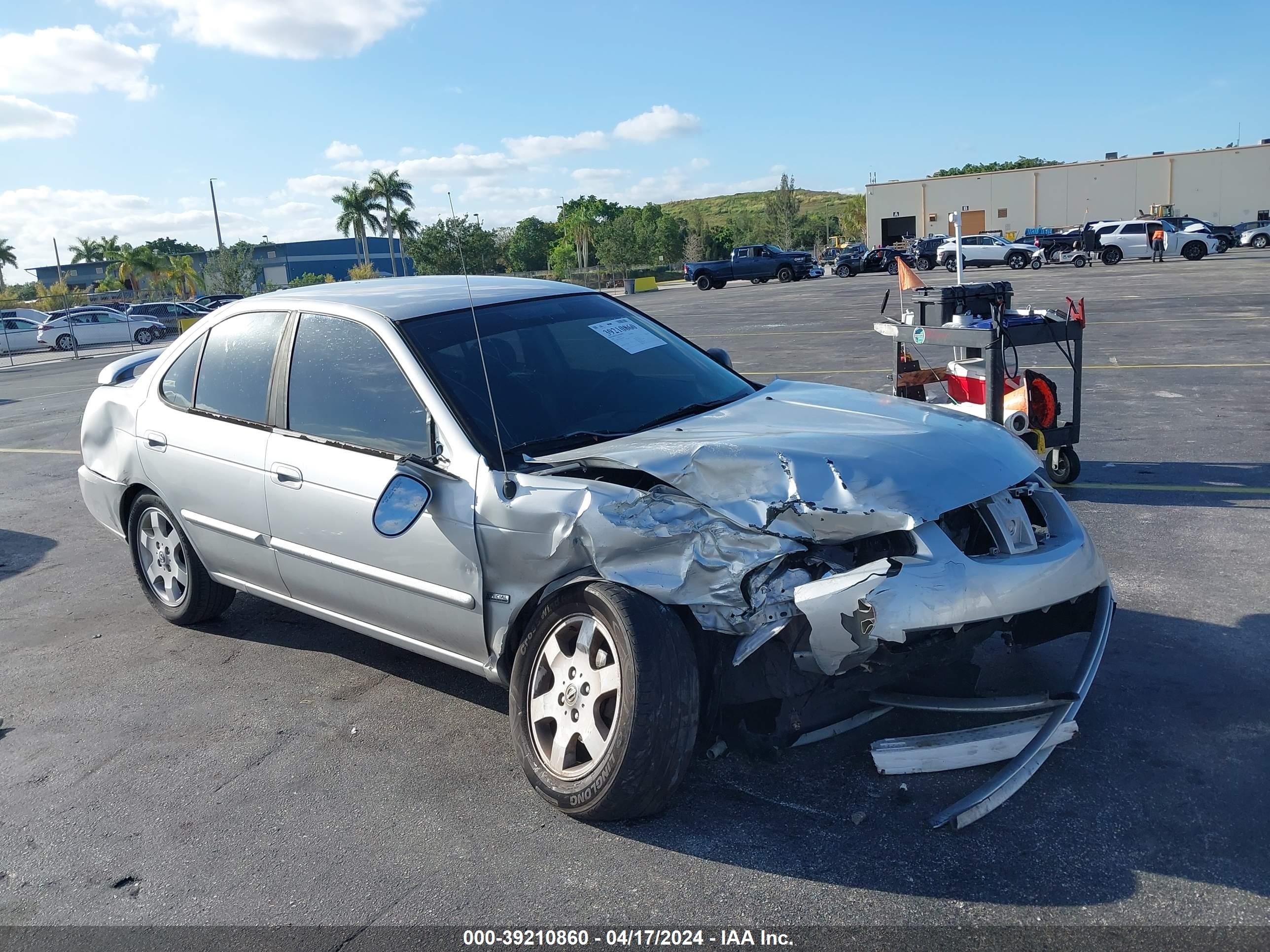 NISSAN SENTRA 2006 3n1cb51d26l555049