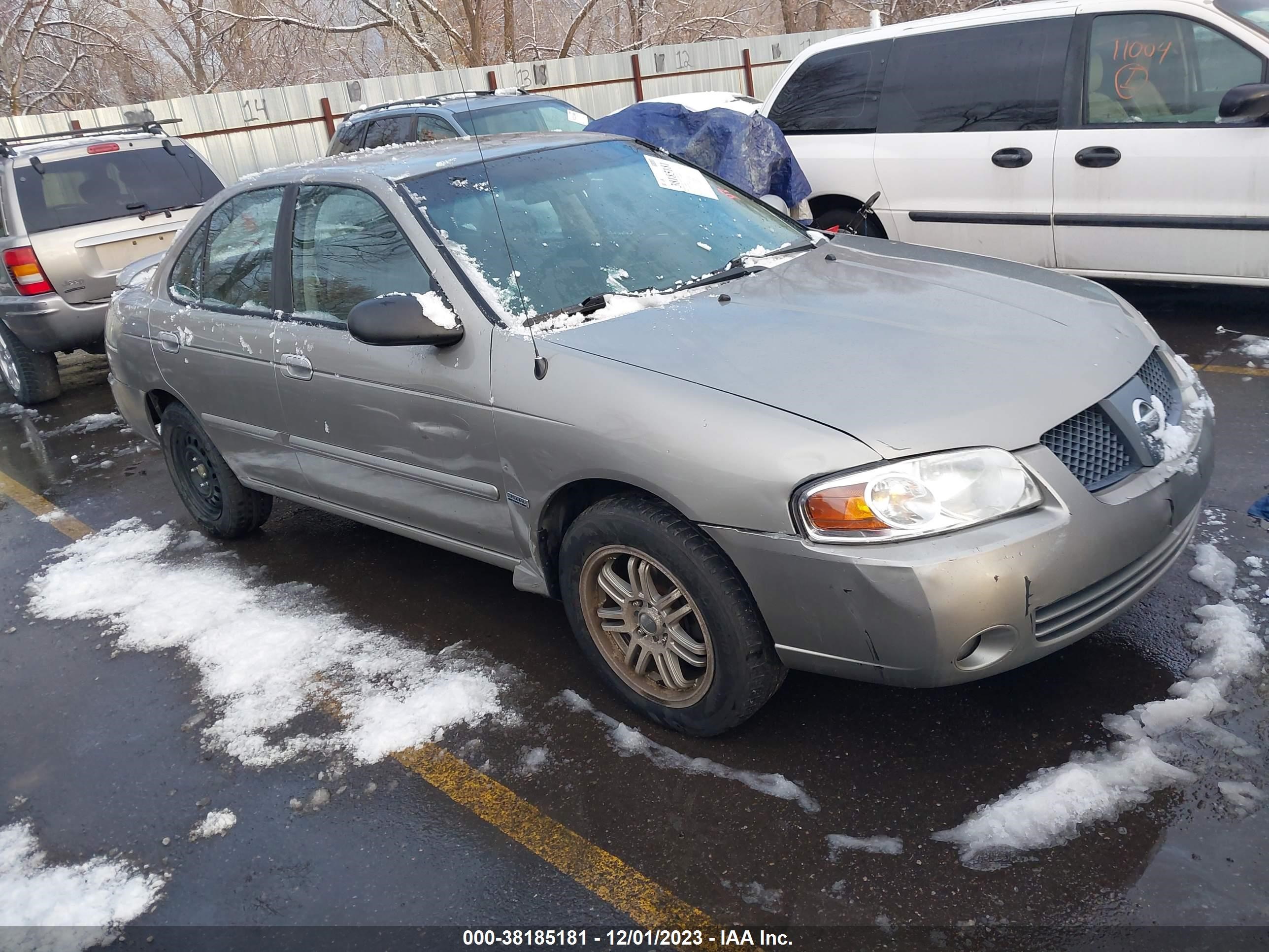 NISSAN SENTRA 2006 3n1cb51d26l560283