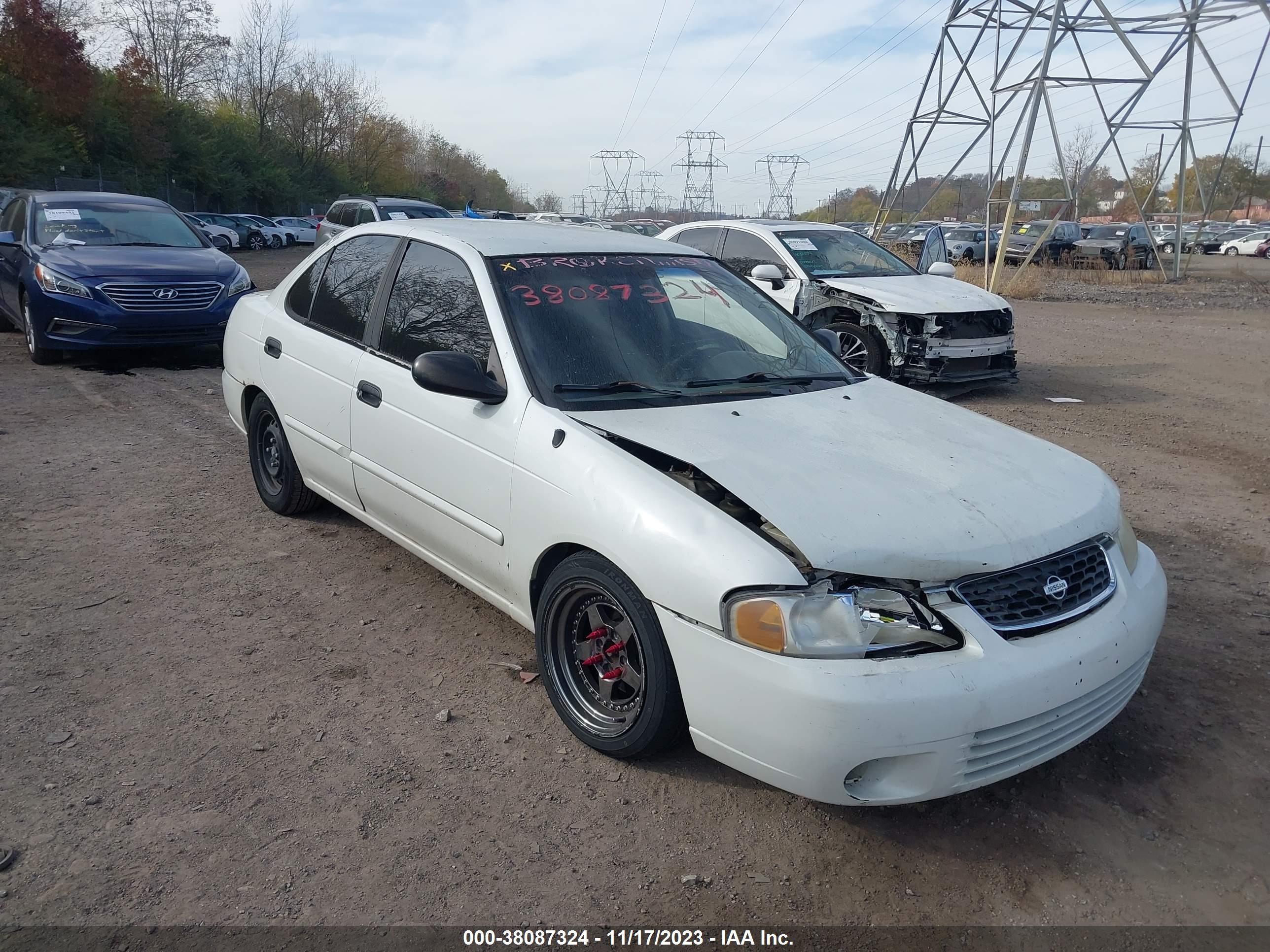 NISSAN SENTRA 2001 3n1cb51d31l436466