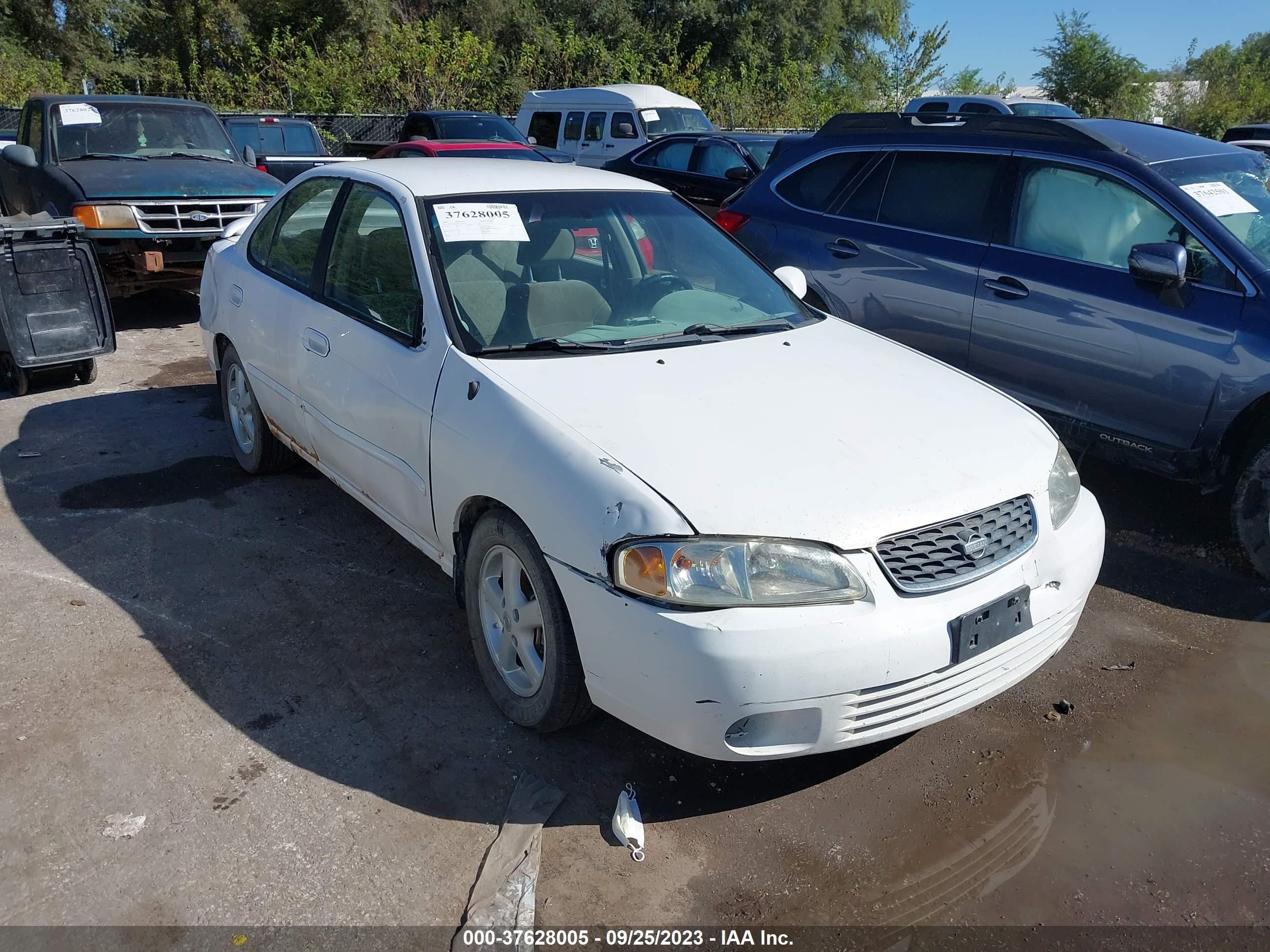 NISSAN SENTRA 2002 3n1cb51d32l692687