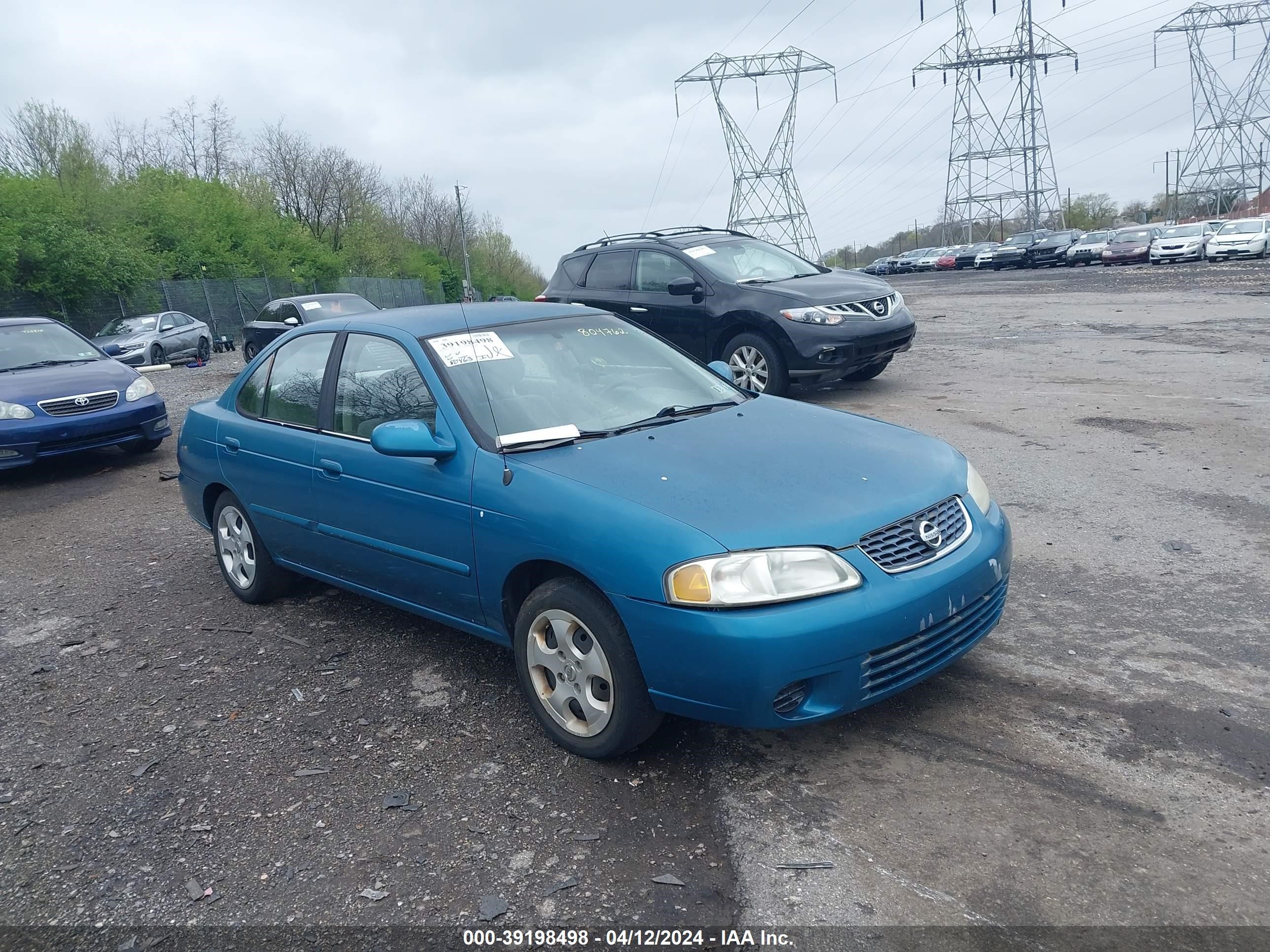 NISSAN SENTRA 2003 3n1cb51d33l804762