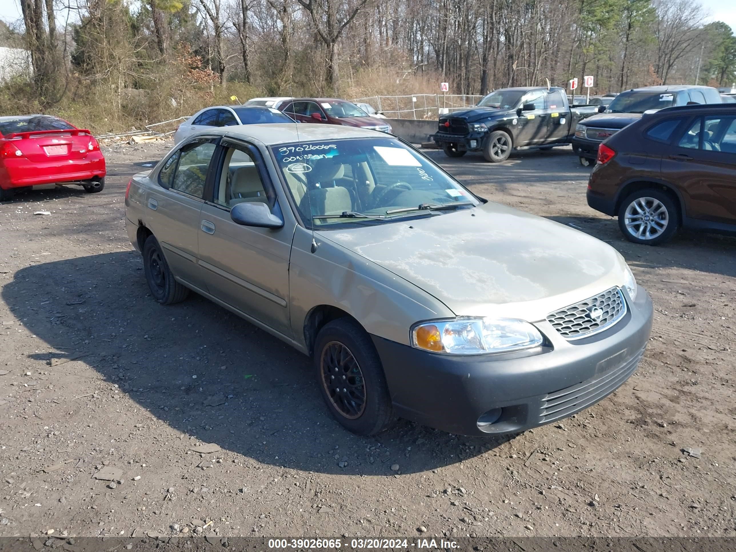 NISSAN SENTRA 2000 3n1cb51d3yl332389