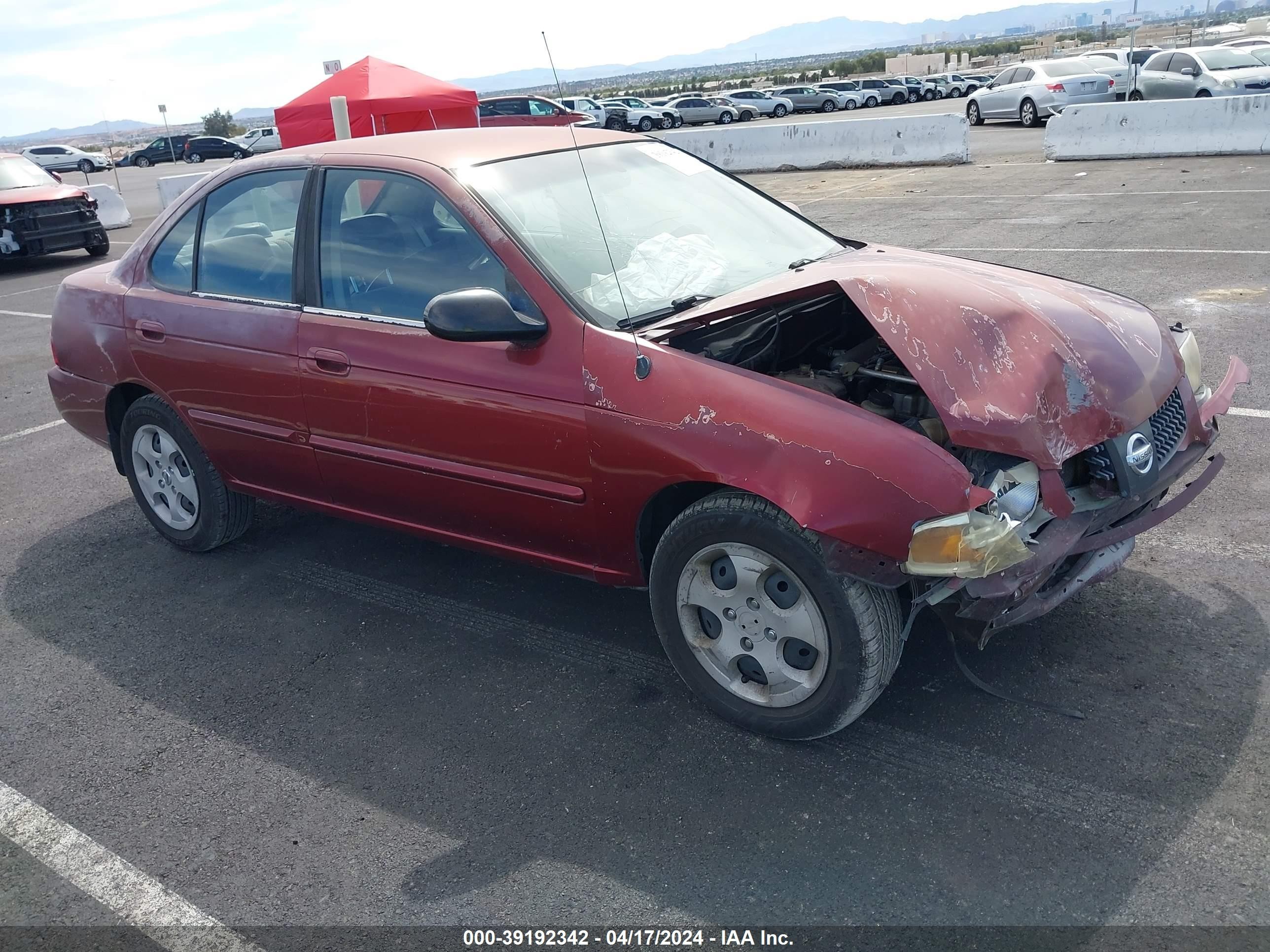 NISSAN SENTRA 2004 3n1cb51d44l919937