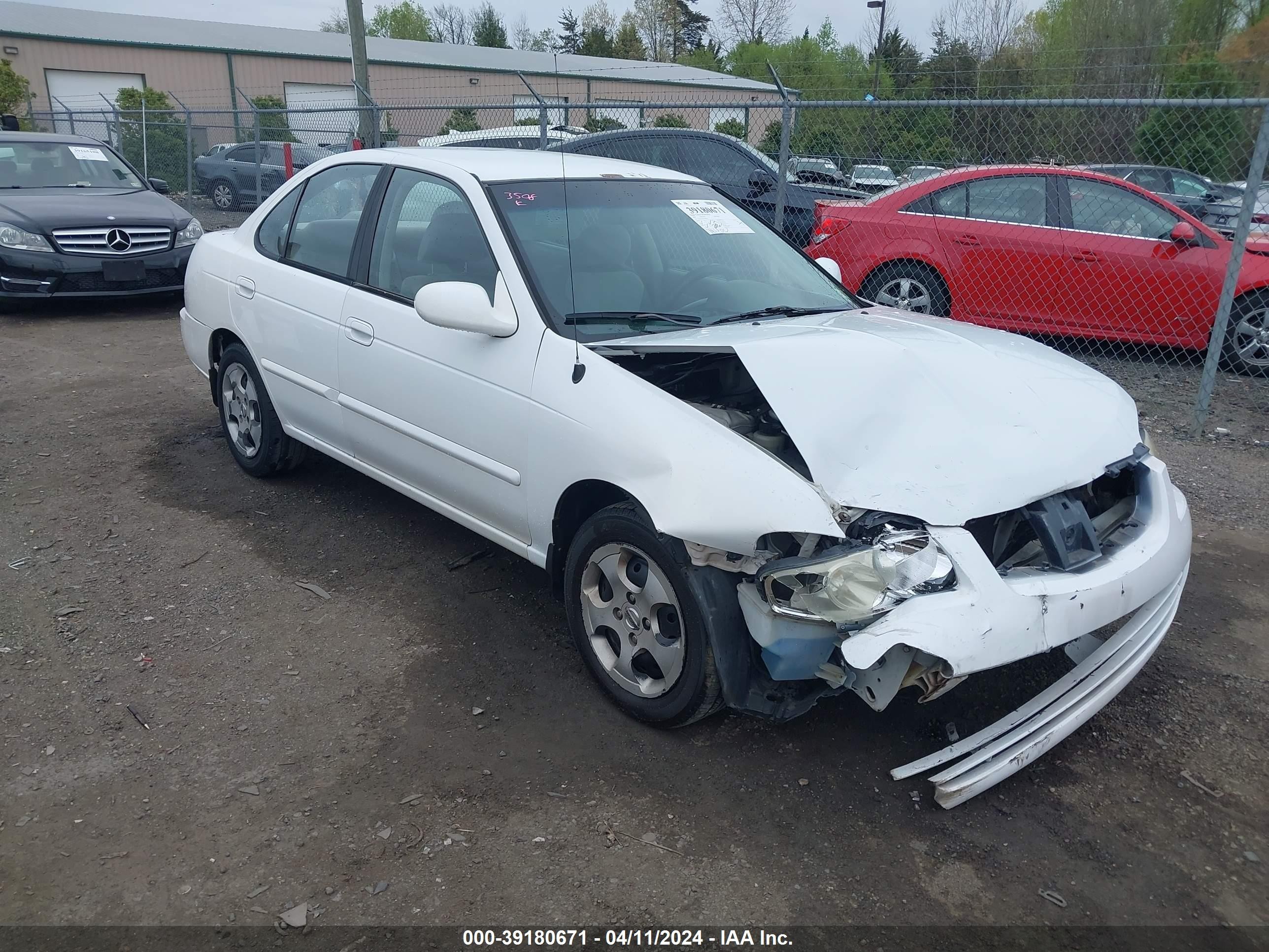 NISSAN SENTRA 2006 3n1cb51d46l467930