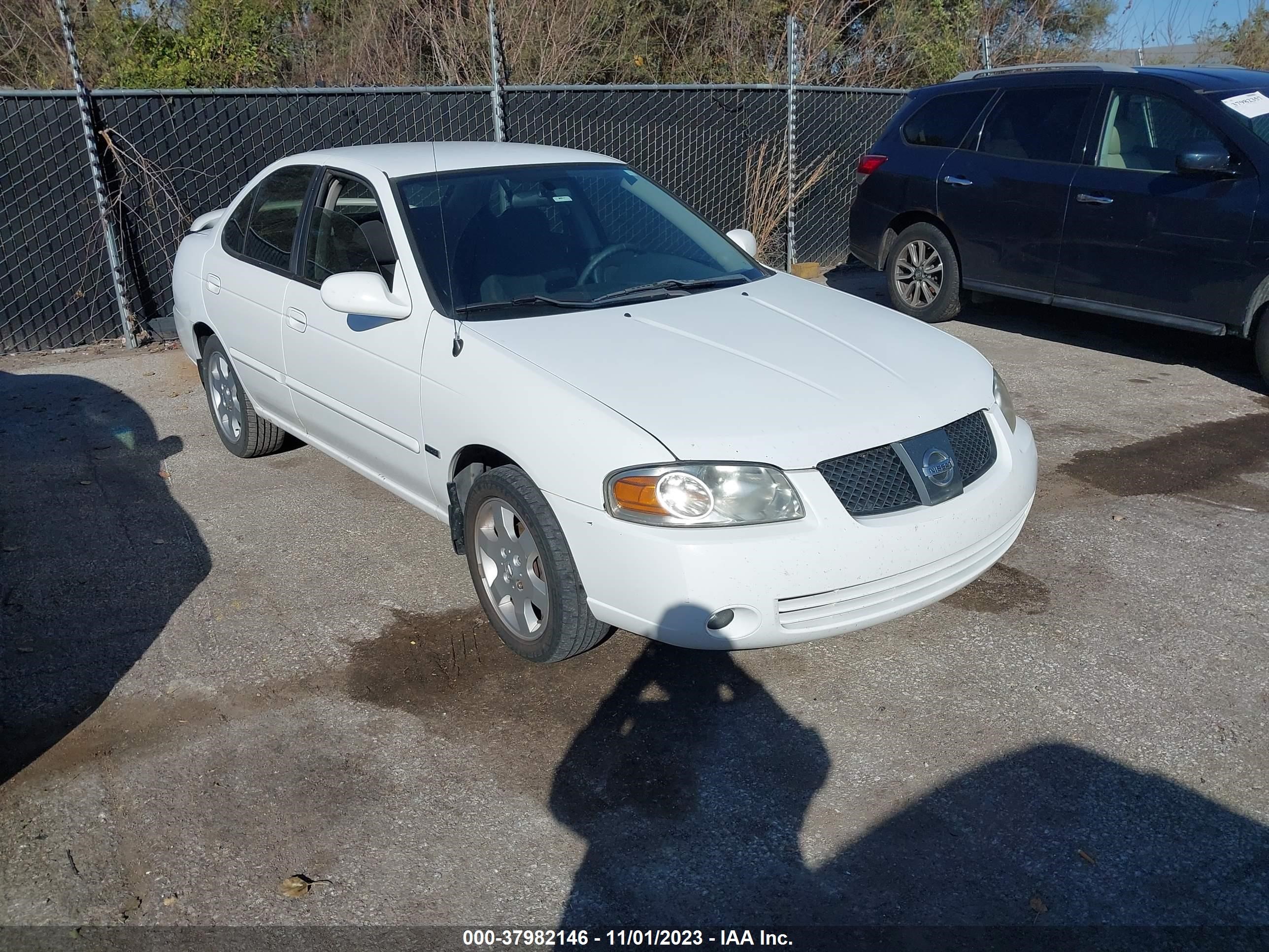 NISSAN SENTRA 2006 3n1cb51d46l538706