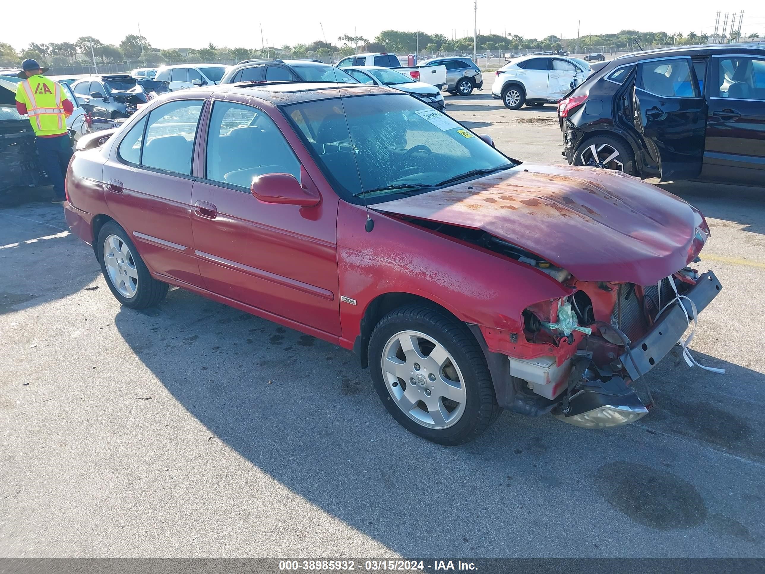 NISSAN SENTRA 2006 3n1cb51d46l573620