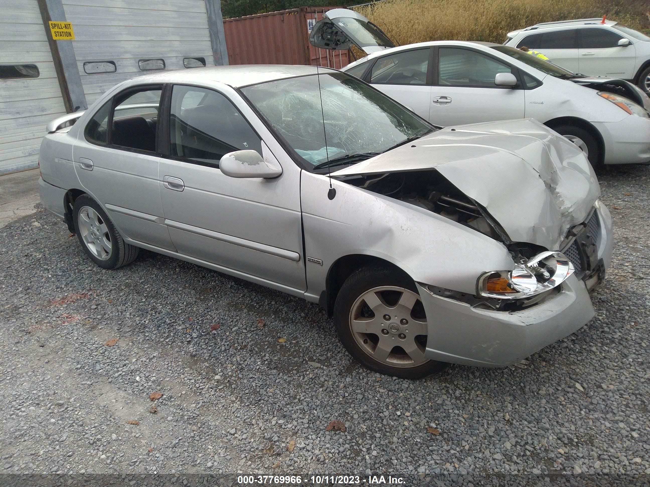 NISSAN SENTRA 2006 3n1cb51d56l619942