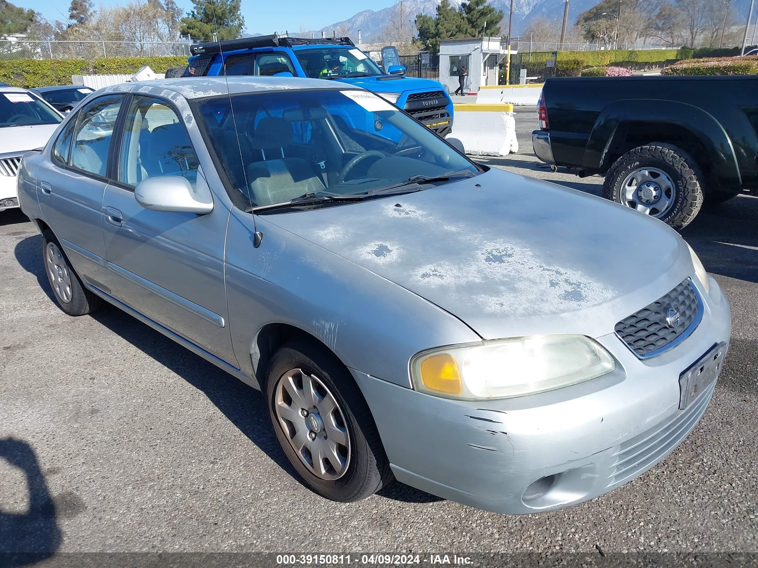 NISSAN SENTRA 2002 3n1cb51d62l623010