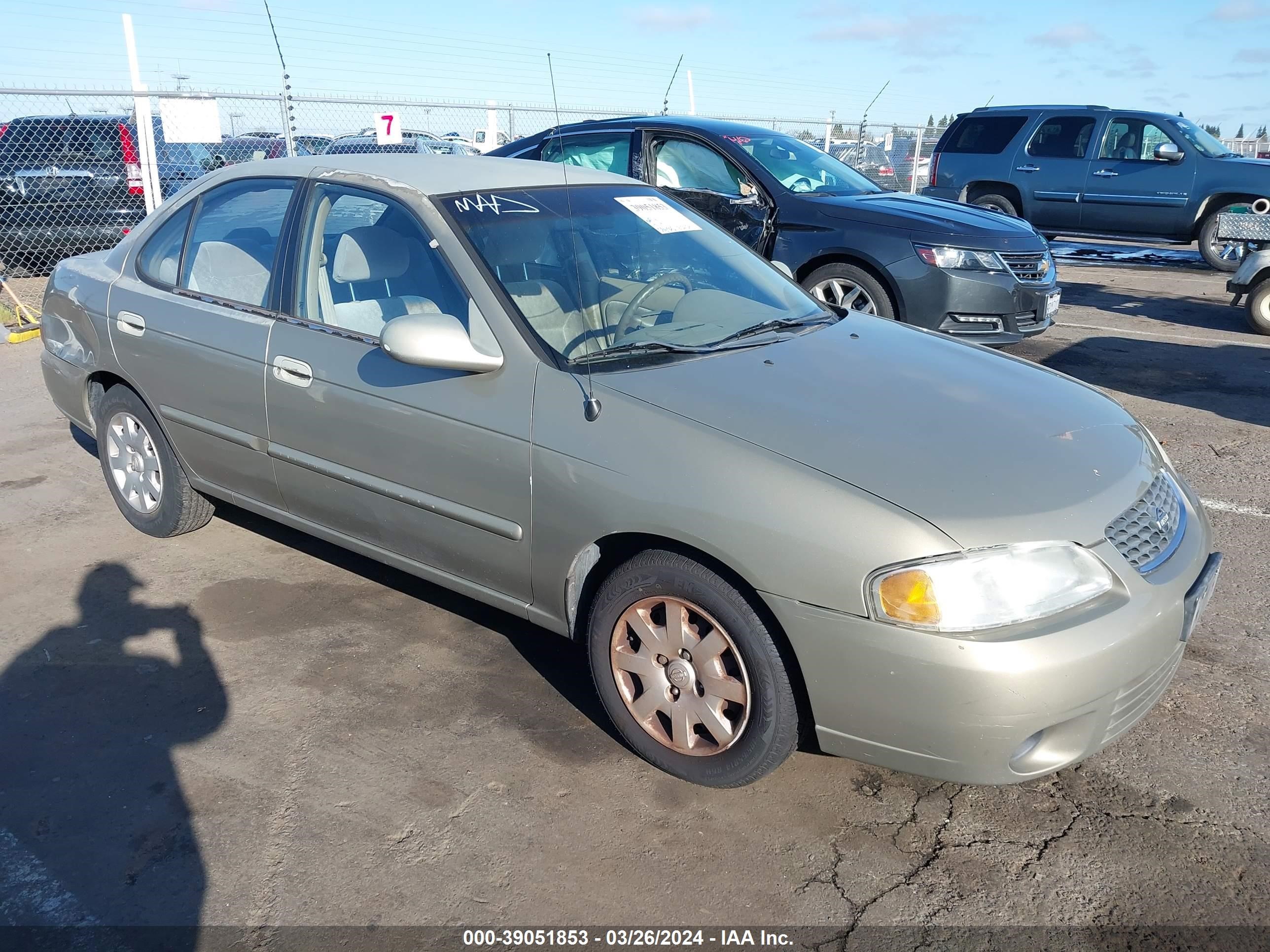 NISSAN SENTRA 2000 3n1cb51d6yl315733