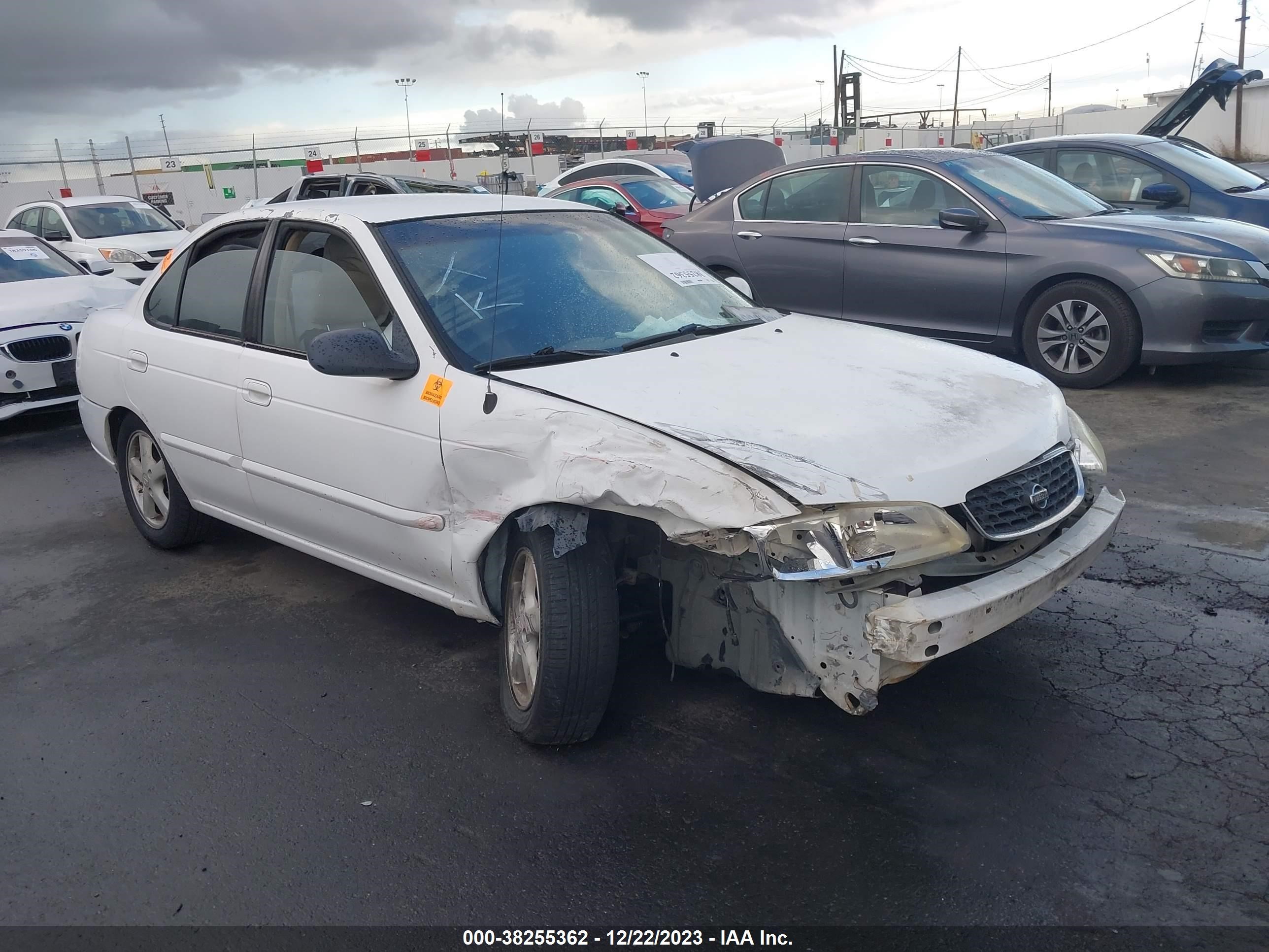 NISSAN SENTRA 2001 3n1cb51d71l472712