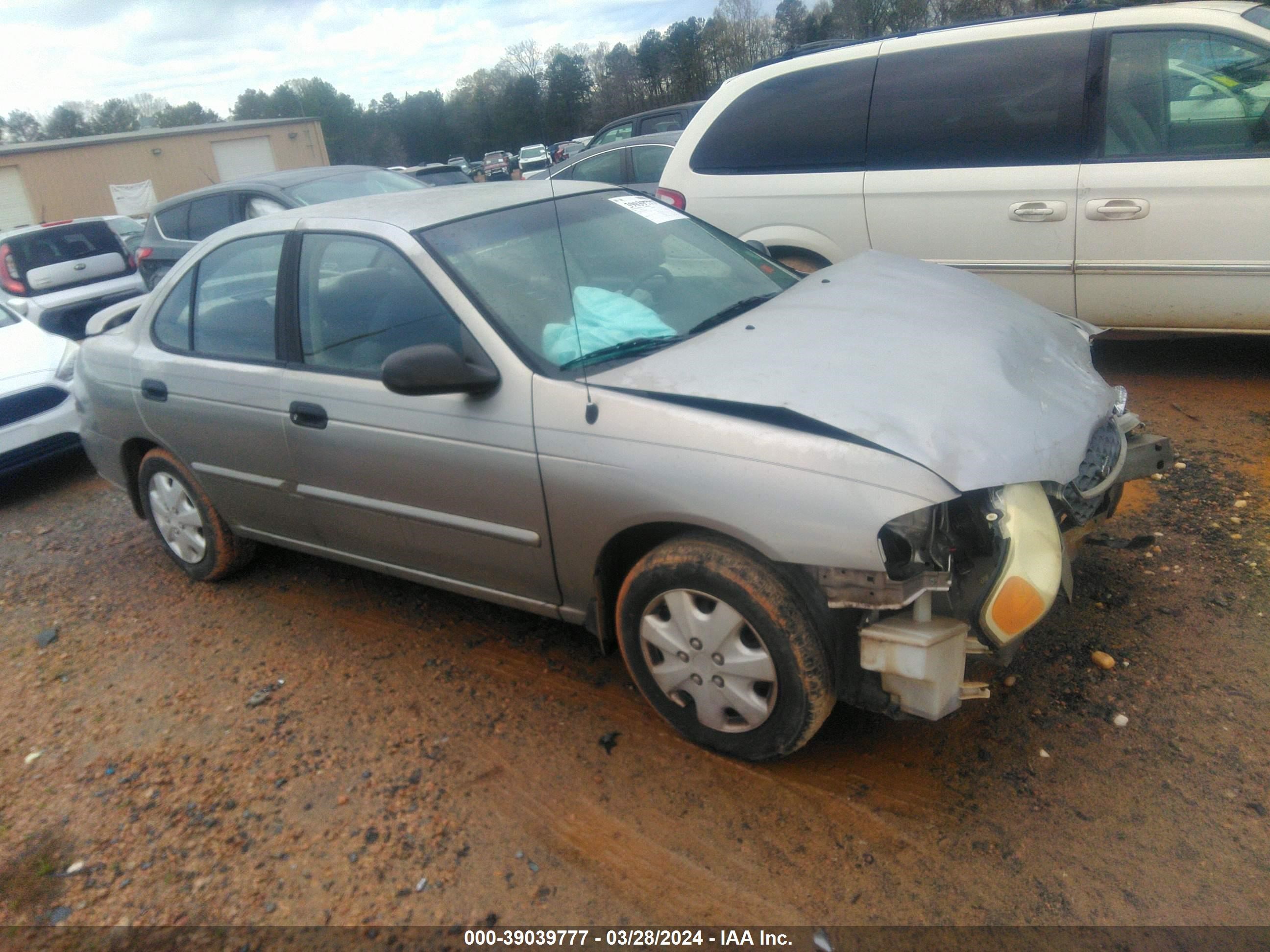 NISSAN SENTRA 2002 3n1cb51d72l683085