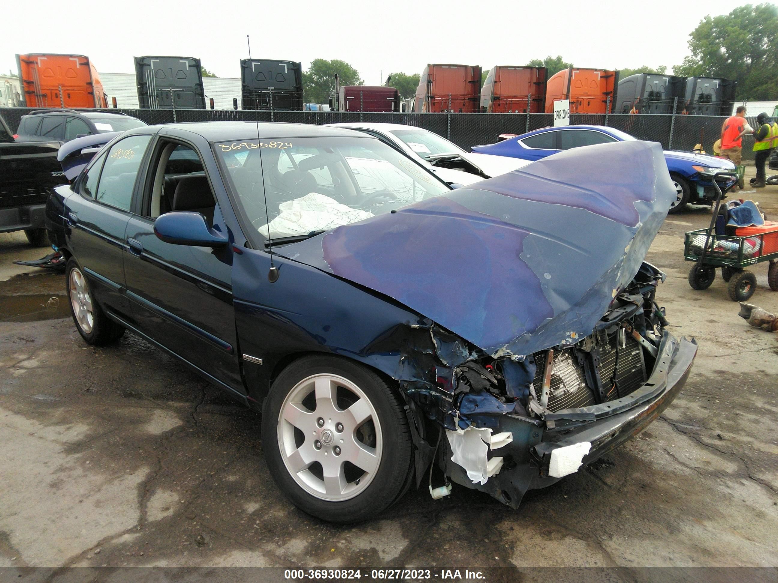 NISSAN SENTRA 2006 3n1cb51d76l531443