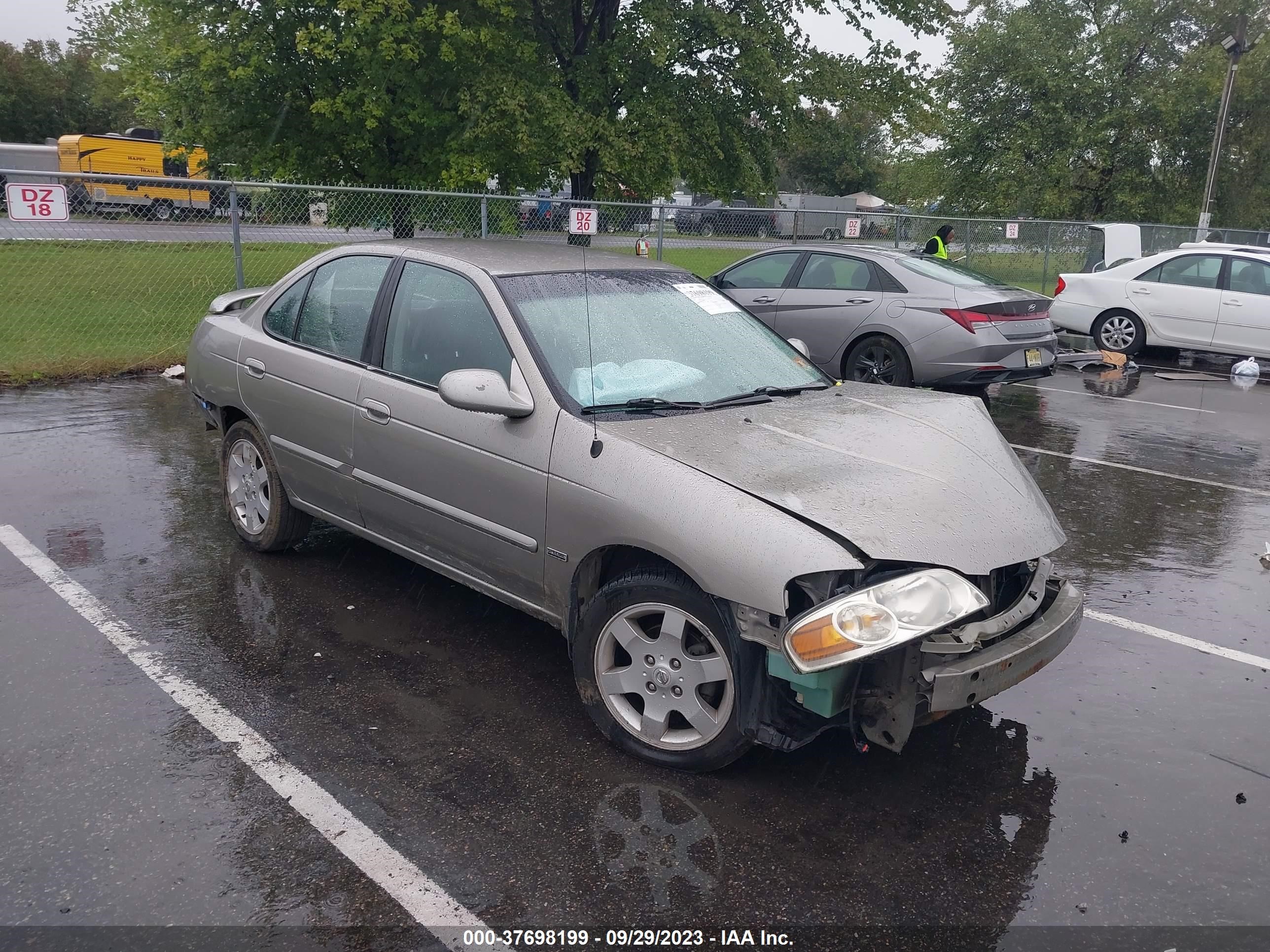 NISSAN SENTRA 2006 3n1cb51d76l534701