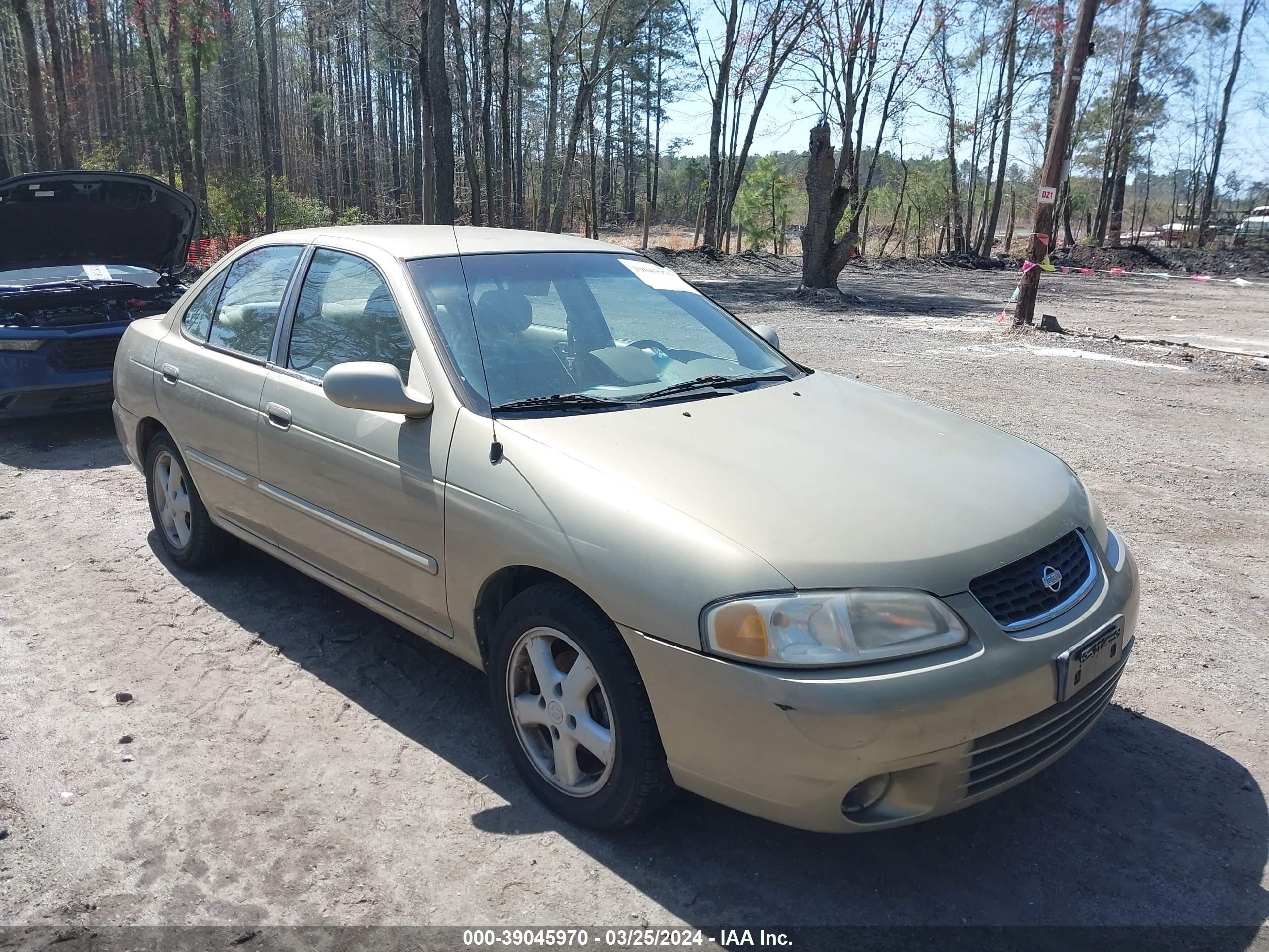 NISSAN SENTRA 2001 3n1cb51d91l424757