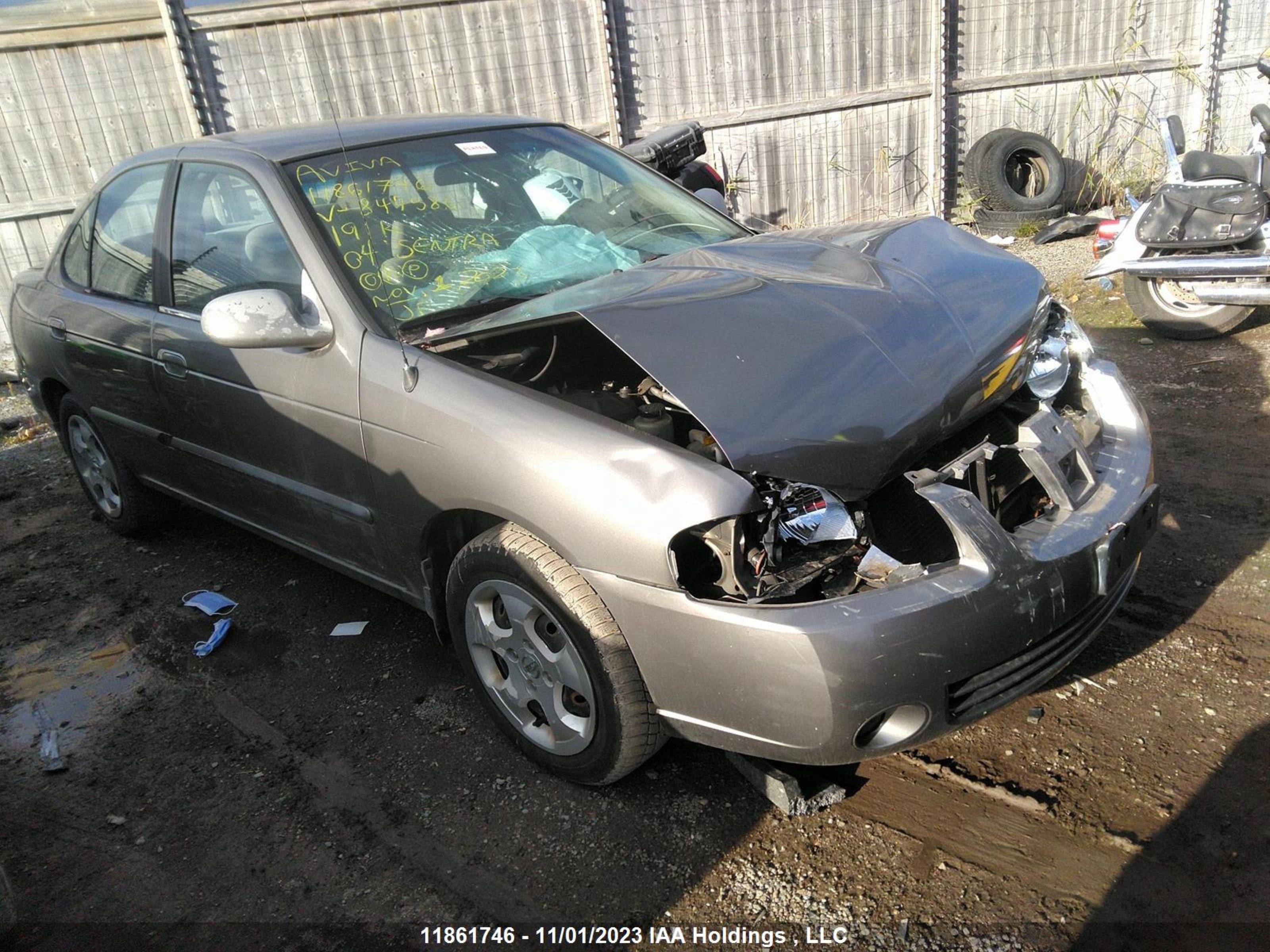 NISSAN SENTRA 2004 3n1cb51d94l844586