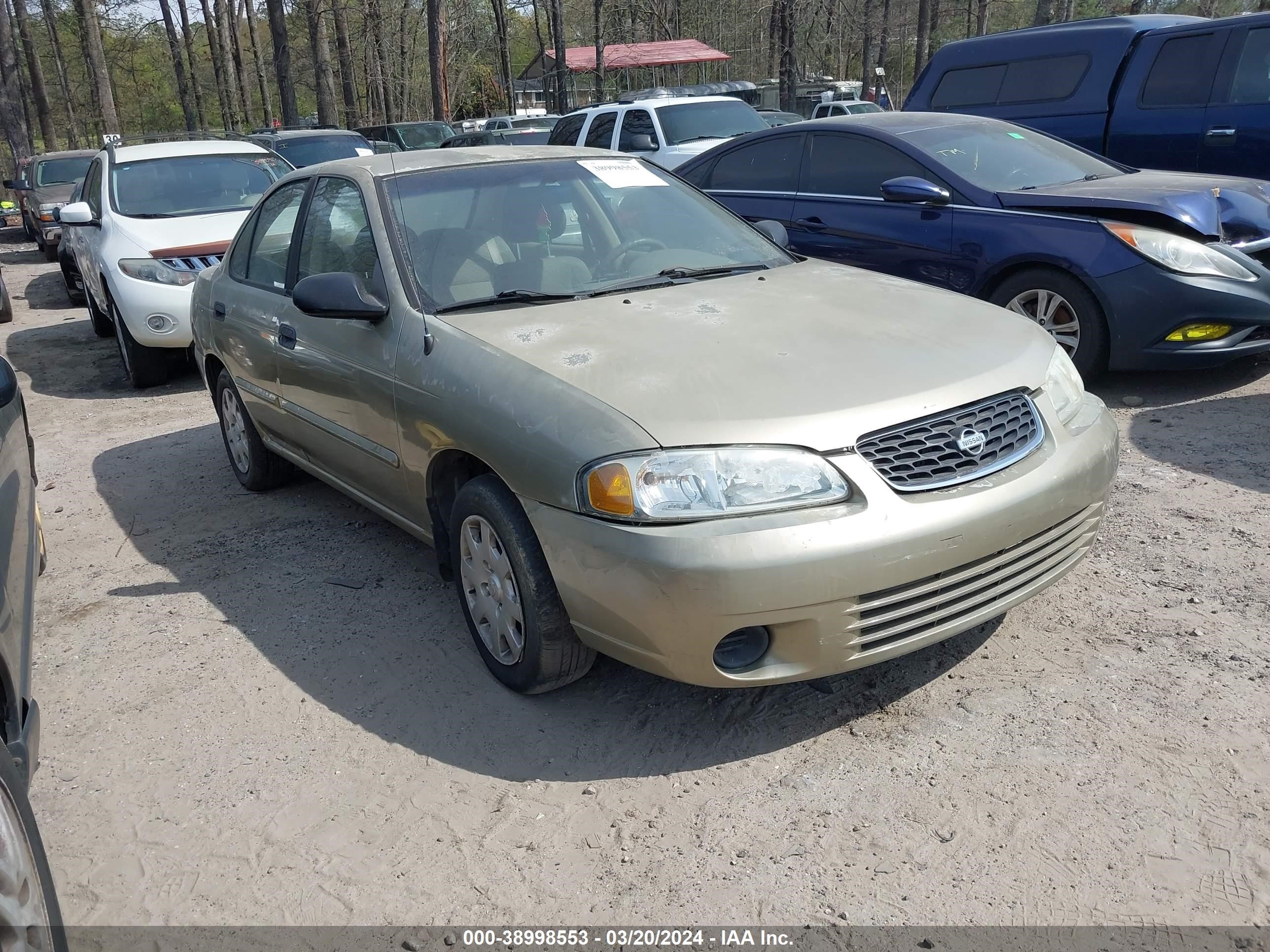 NISSAN SENTRA 2001 3n1cb51dx1l481341