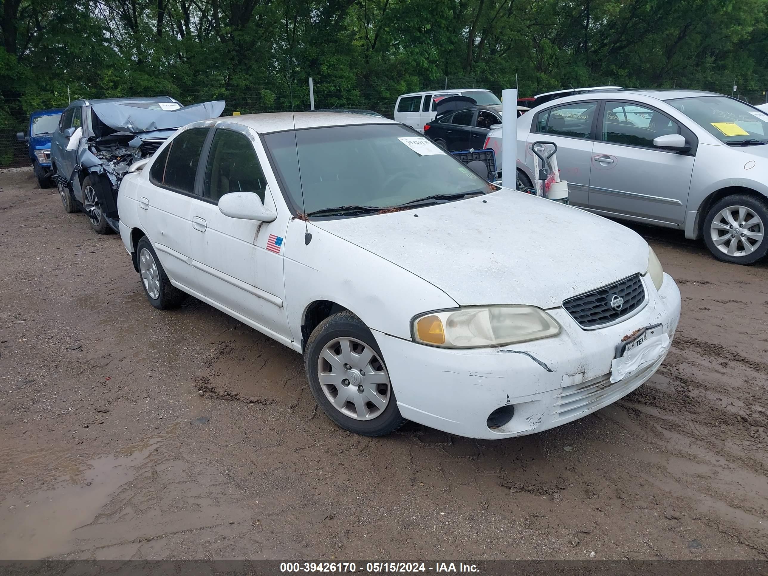 NISSAN SENTRA 2002 3n1cb51dx2l666720