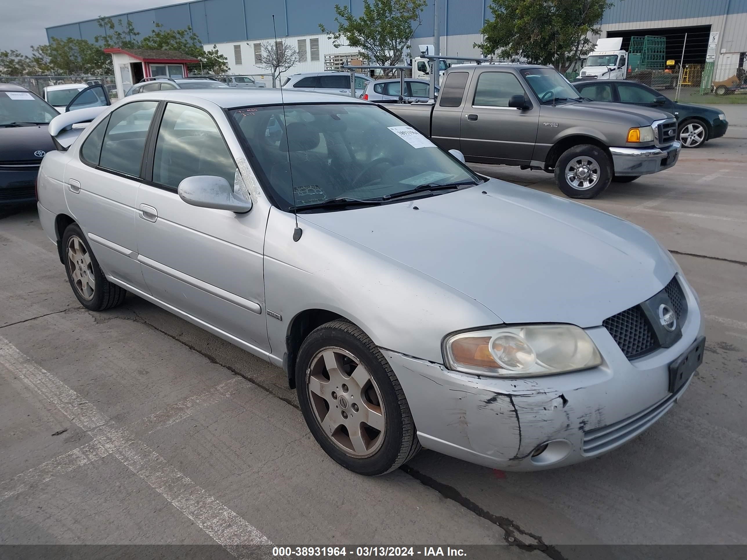 NISSAN SENTRA 2006 3n1cb51dx6l516029