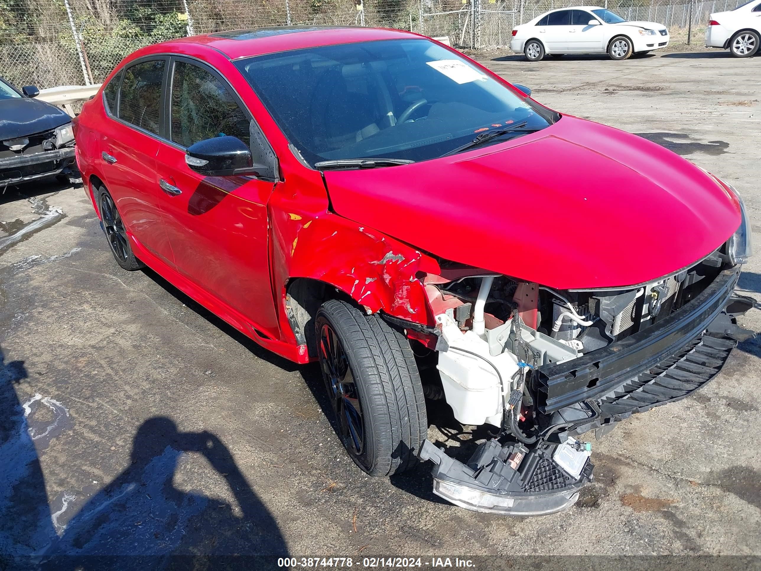 NISSAN SENTRA 2017 3n1cb7ap5hy372000