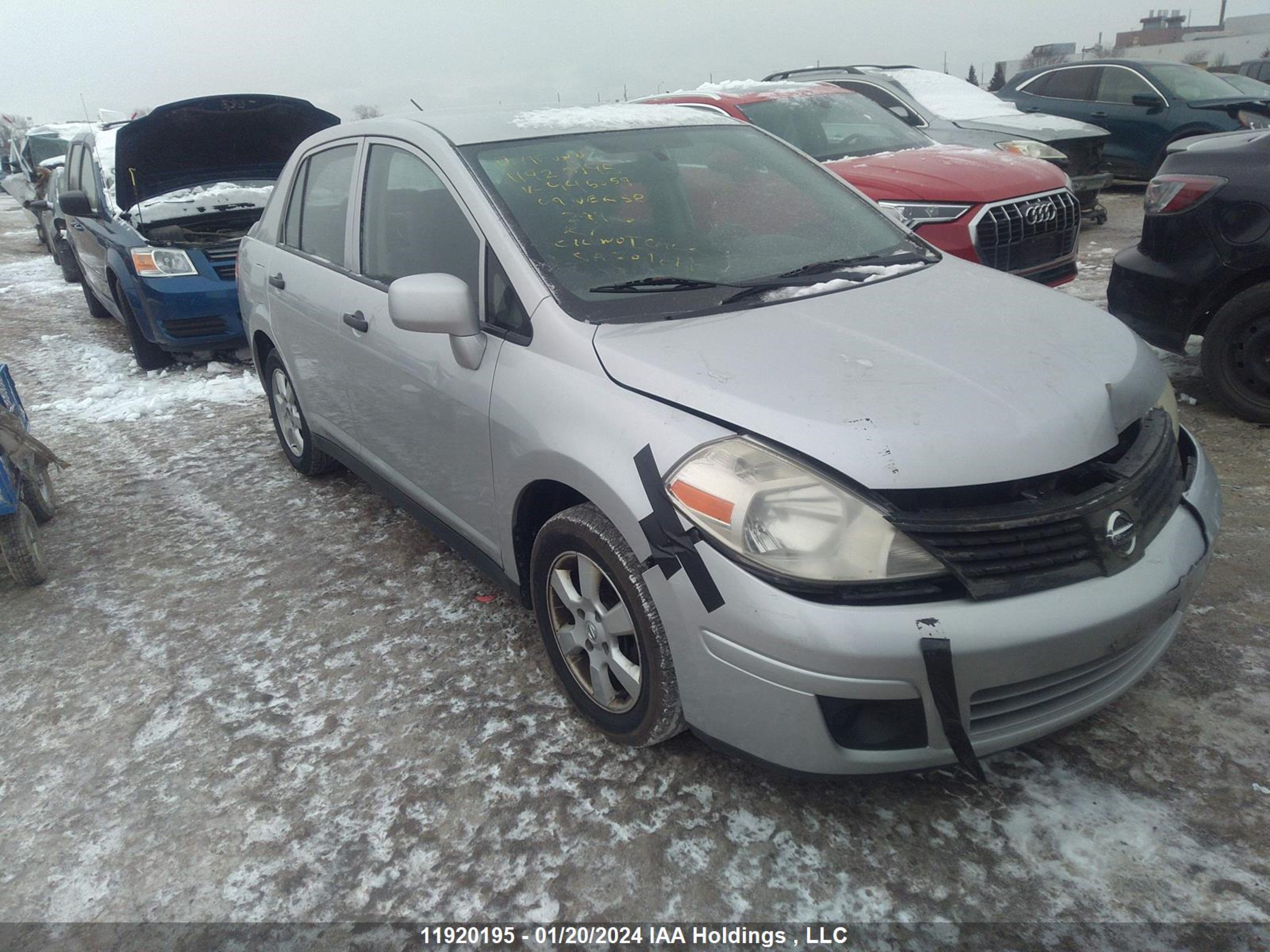 NISSAN VERSA 2009 3n1cc11ex9l445059