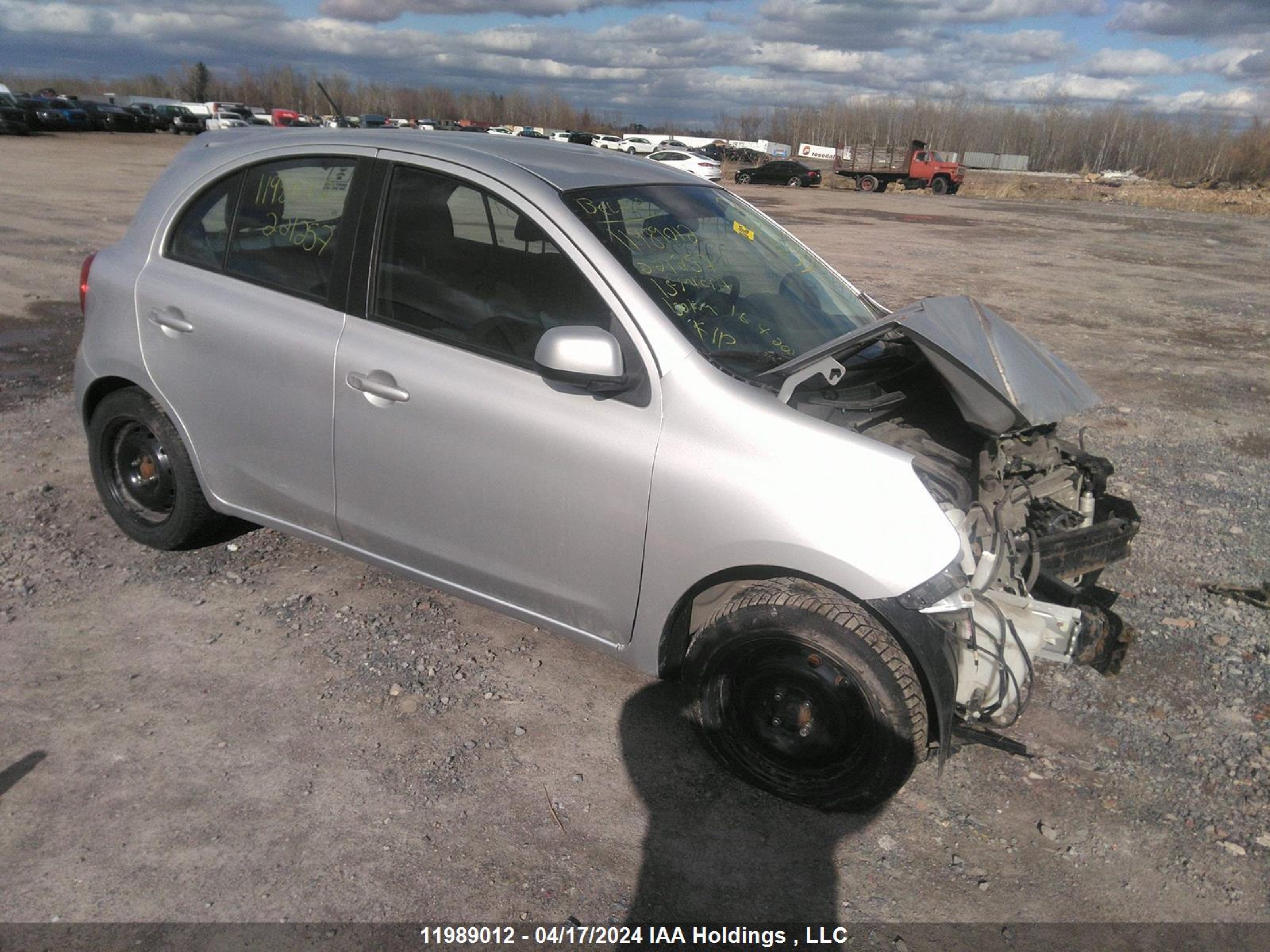 NISSAN MICRA 2015 3n1ck3cp0fl221257