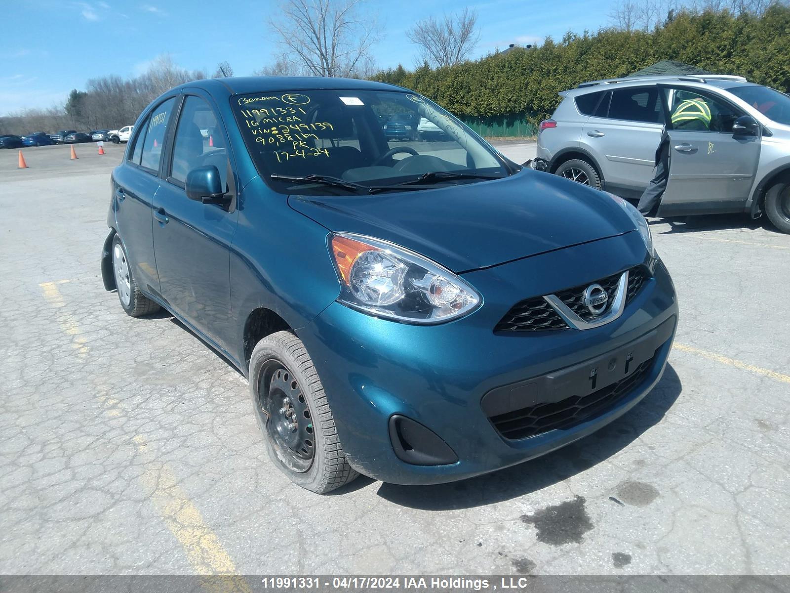 NISSAN MICRA 2016 3n1ck3cp0gl249139