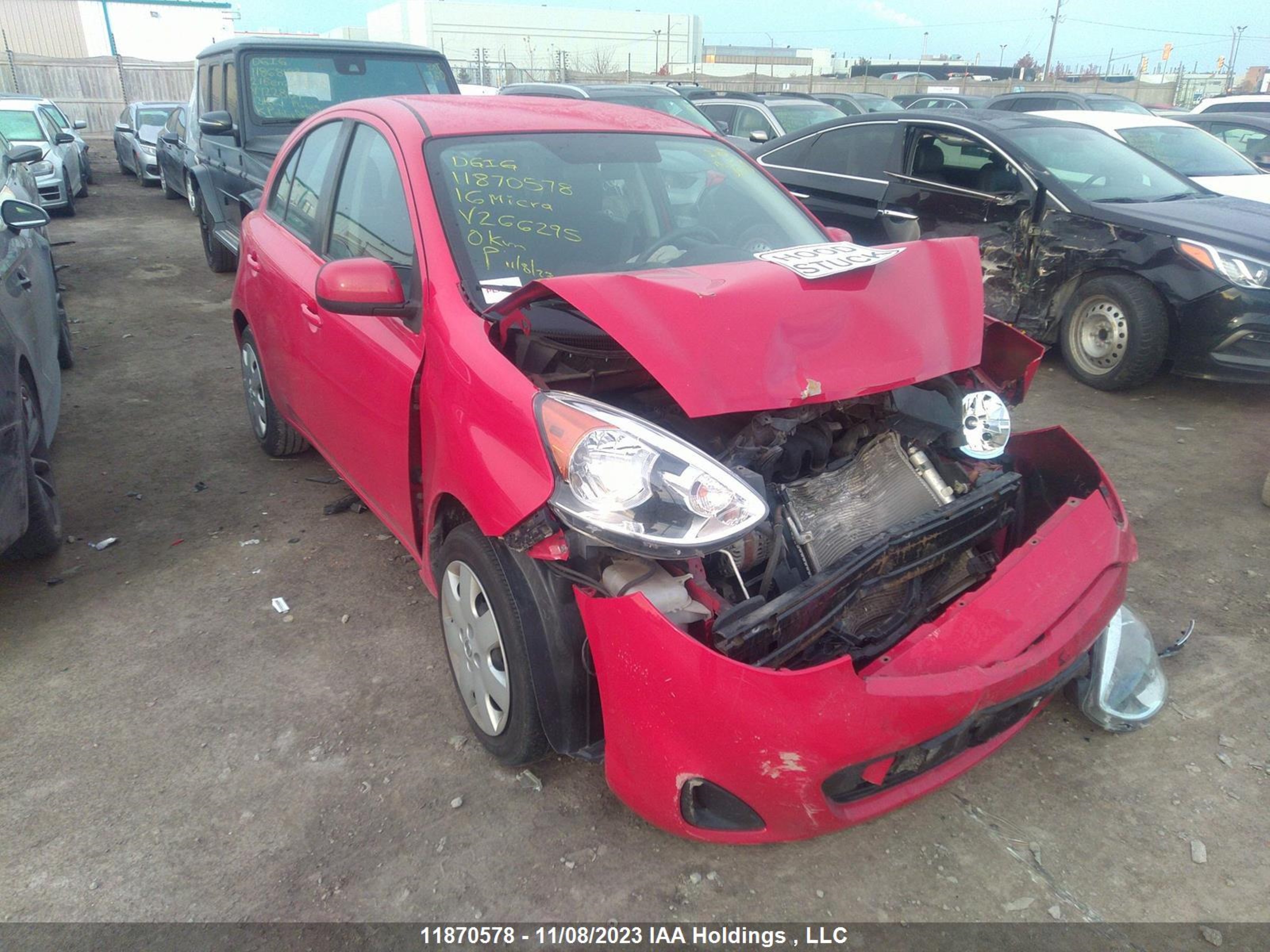 NISSAN MICRA 2016 3n1ck3cp0gl266295