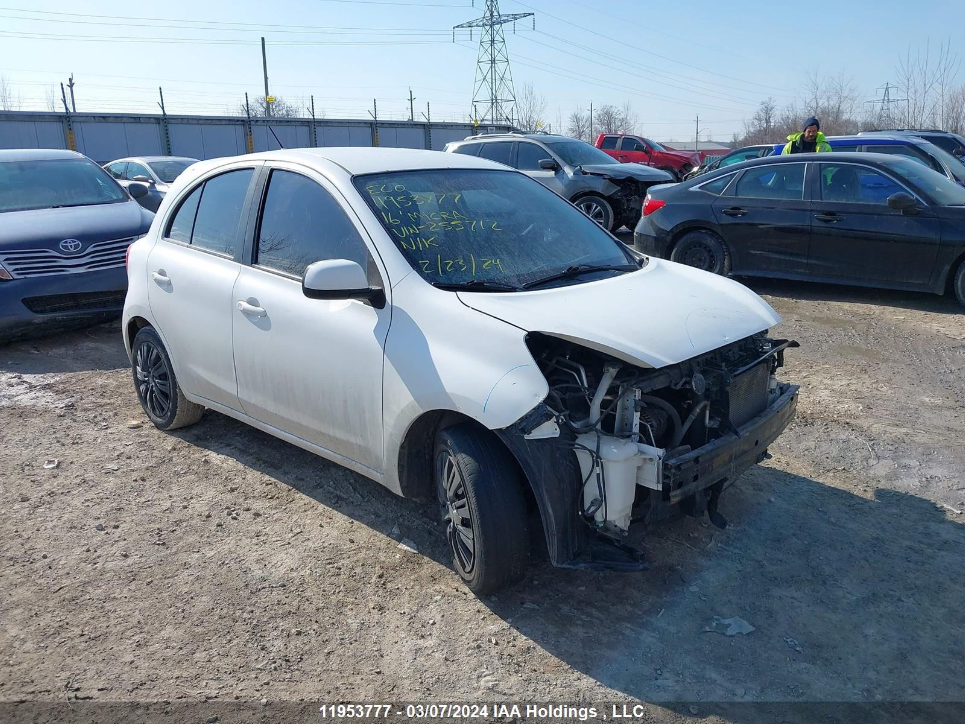 NISSAN MICRA 2016 3n1ck3cp1gl255712