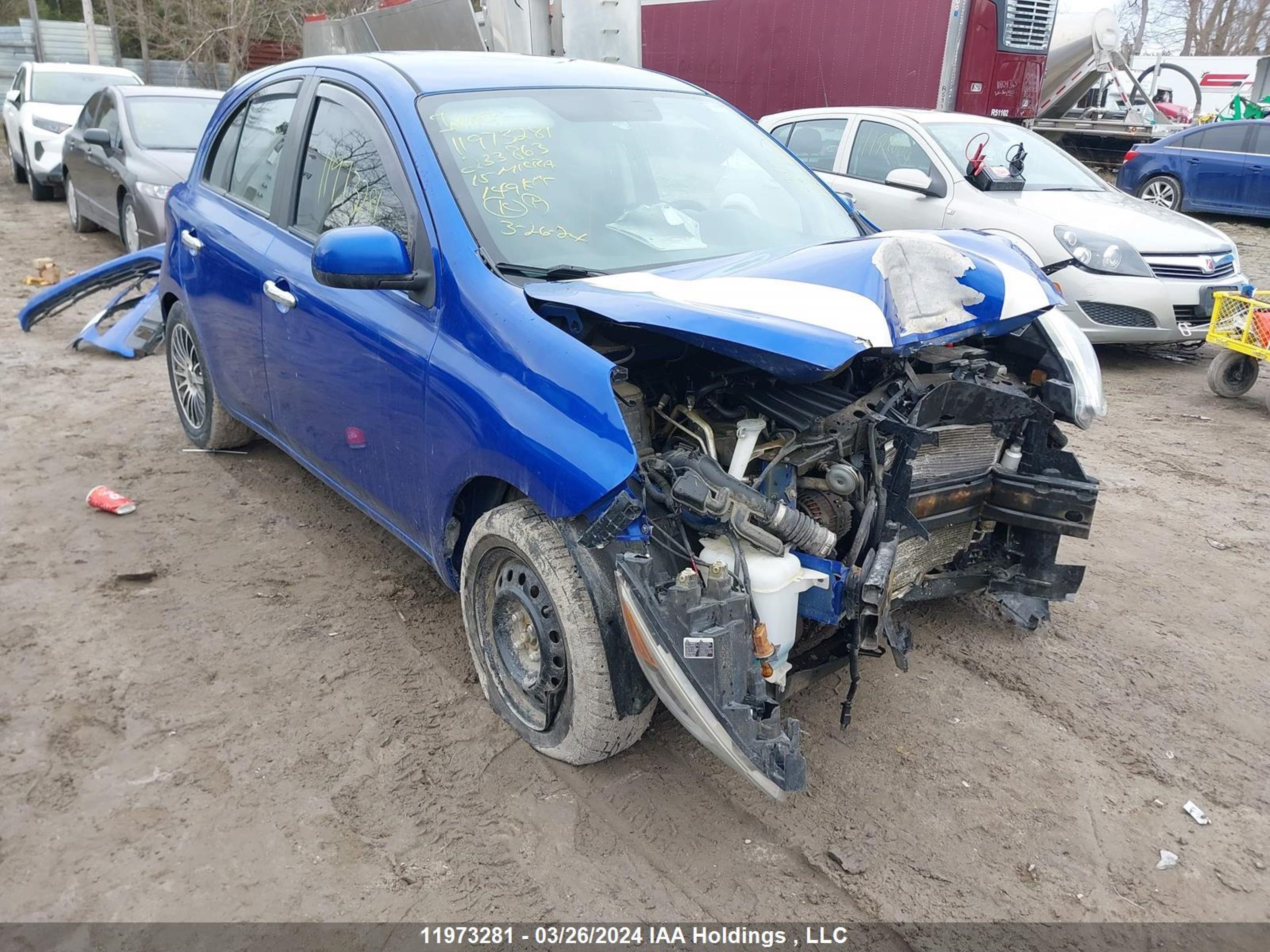 NISSAN MICRA 2015 3n1ck3cp2fl233863