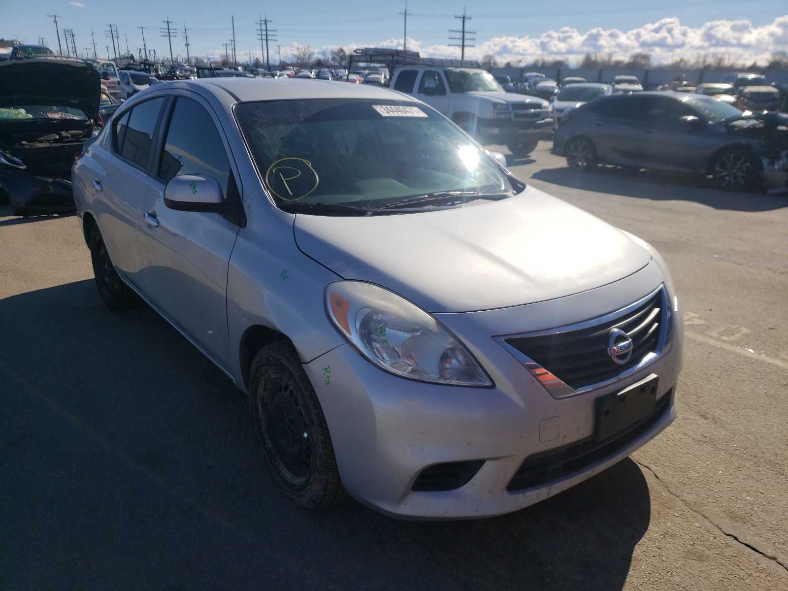 NISSAN VERSA S 2013 3n1cn7ap0dl880261