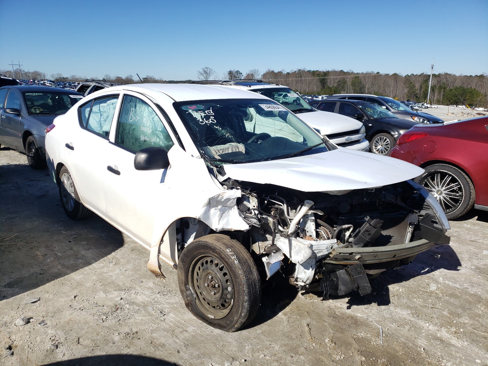 NISSAN VERSA S 2015 3n1cn7ap0fl859154