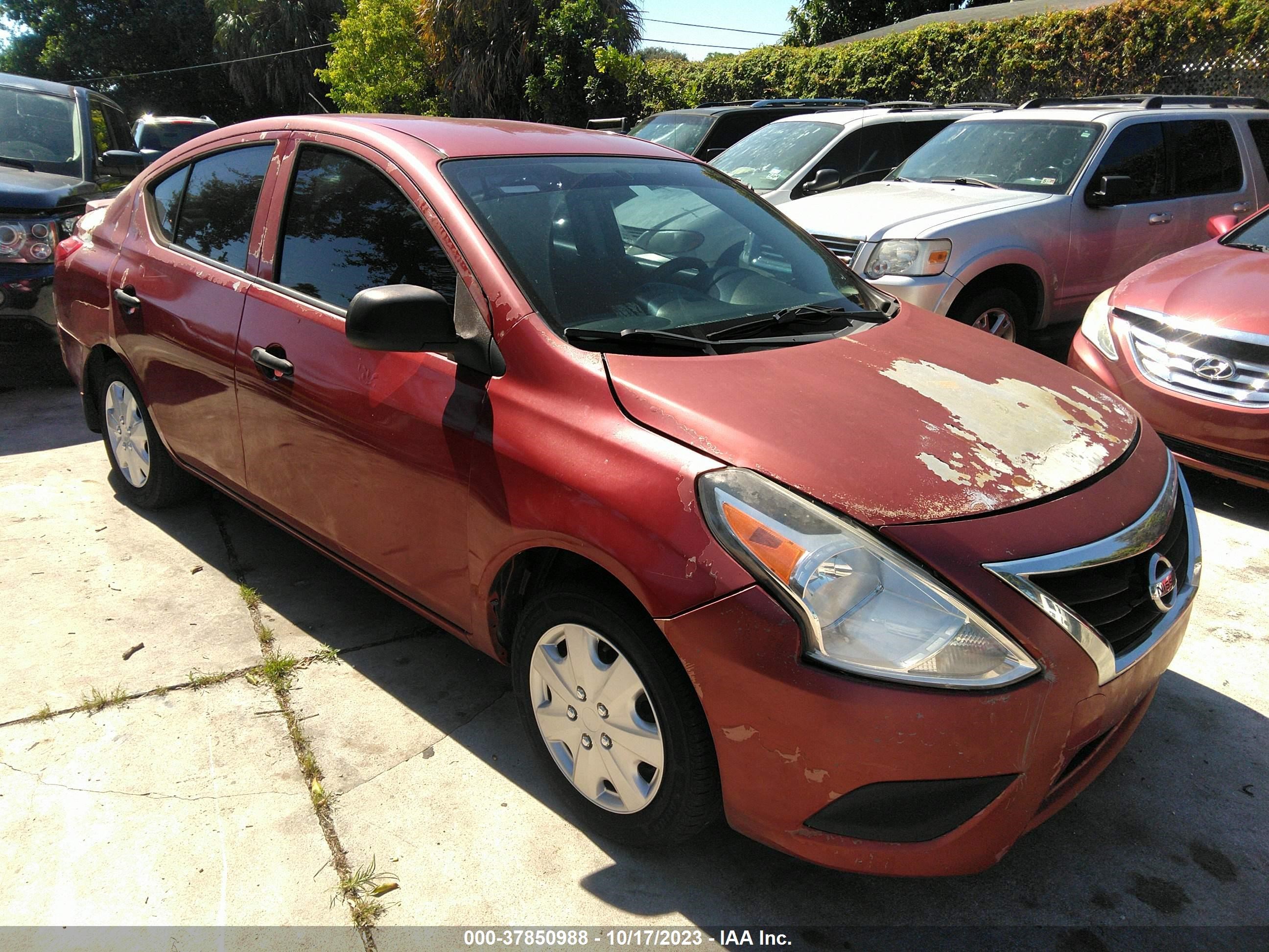 NISSAN VERSA 2015 3n1cn7ap0fl882689