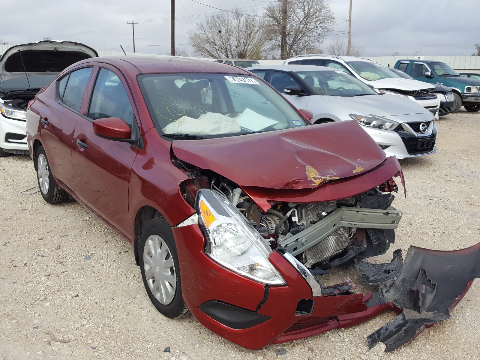 NISSAN VERSA S 2017 3n1cn7ap0hl824407