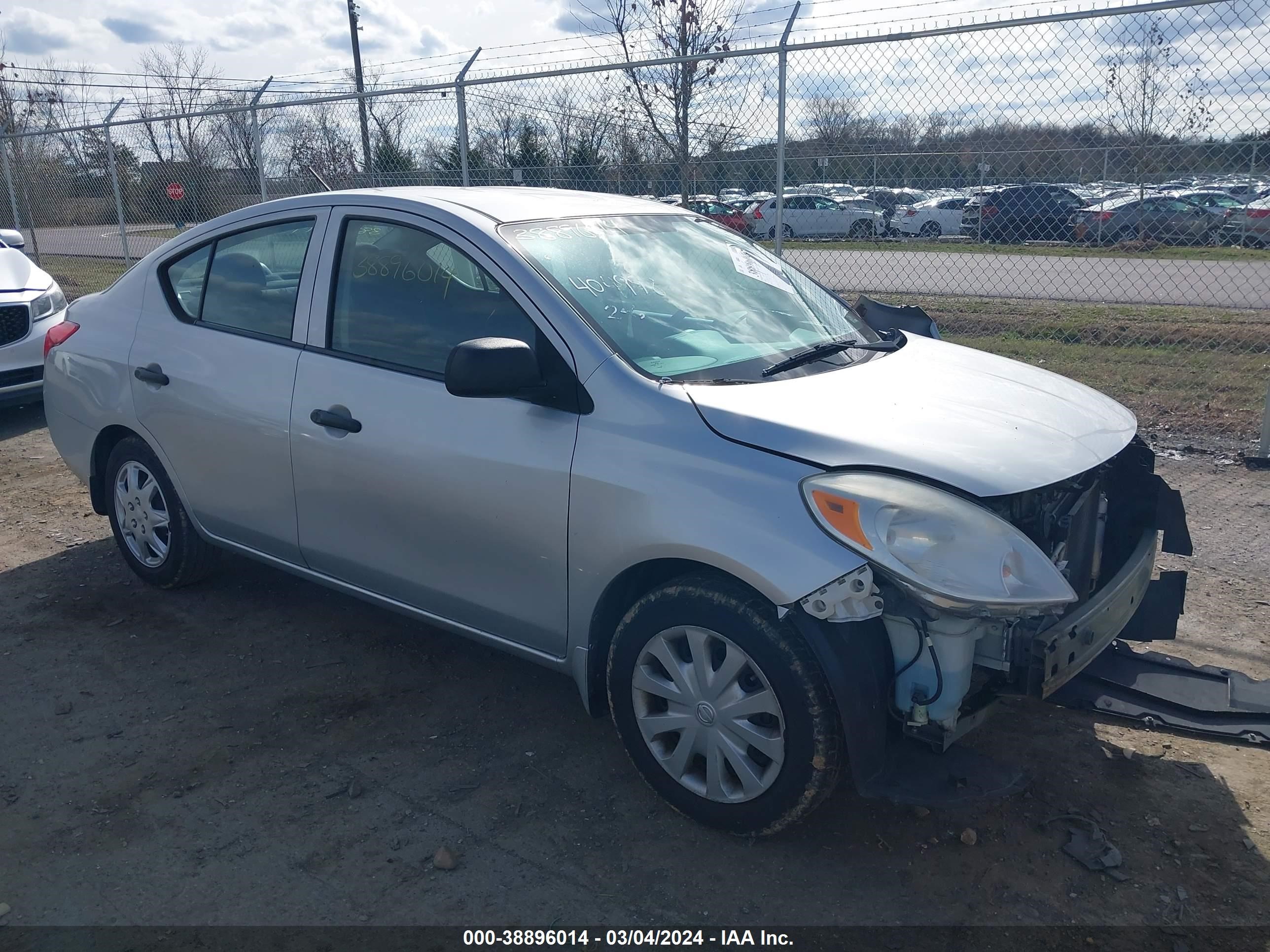 NISSAN VERSA 2012 3n1cn7ap1cl930292