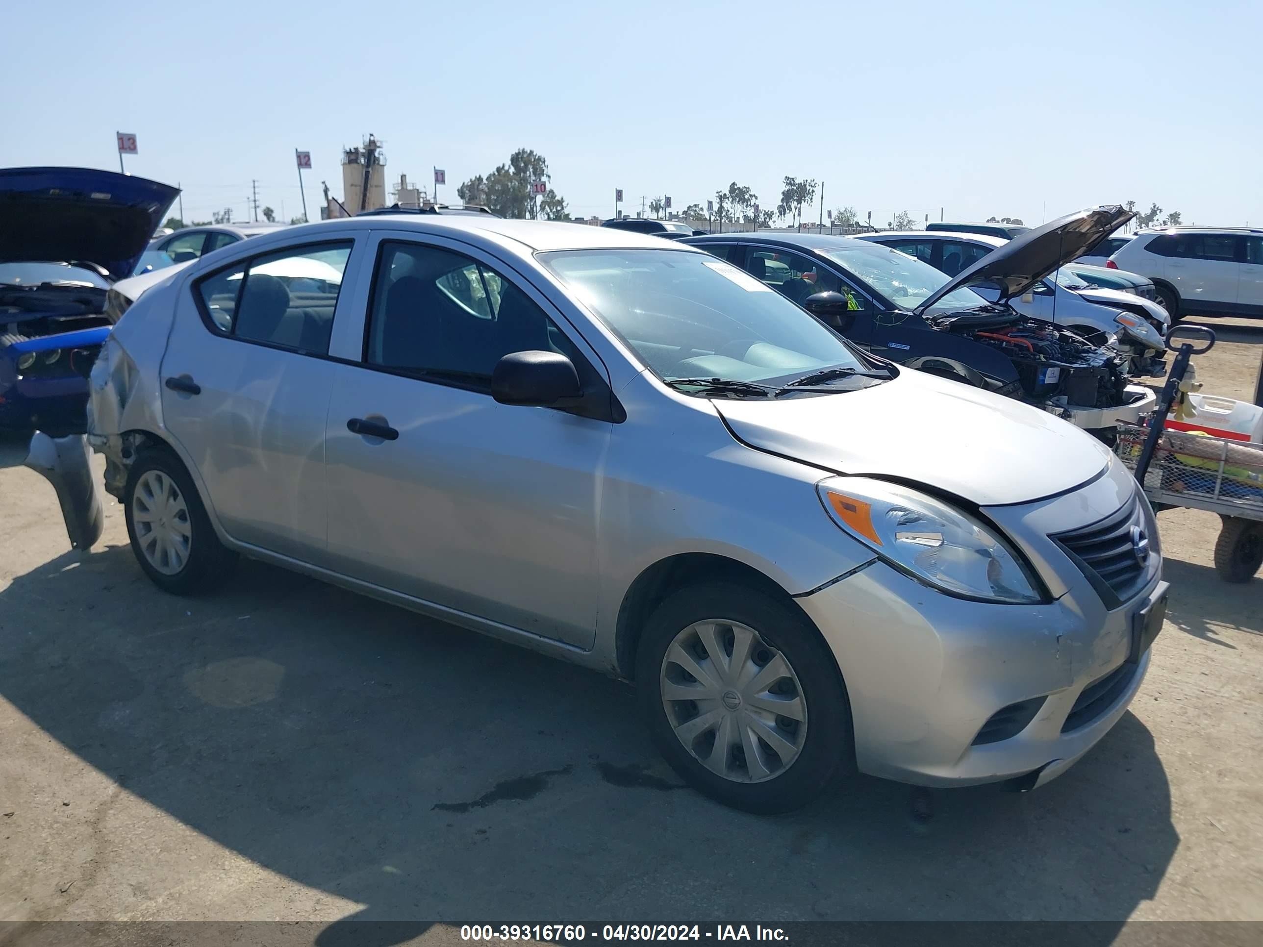 NISSAN VERSA 2013 3n1cn7ap1dl890765