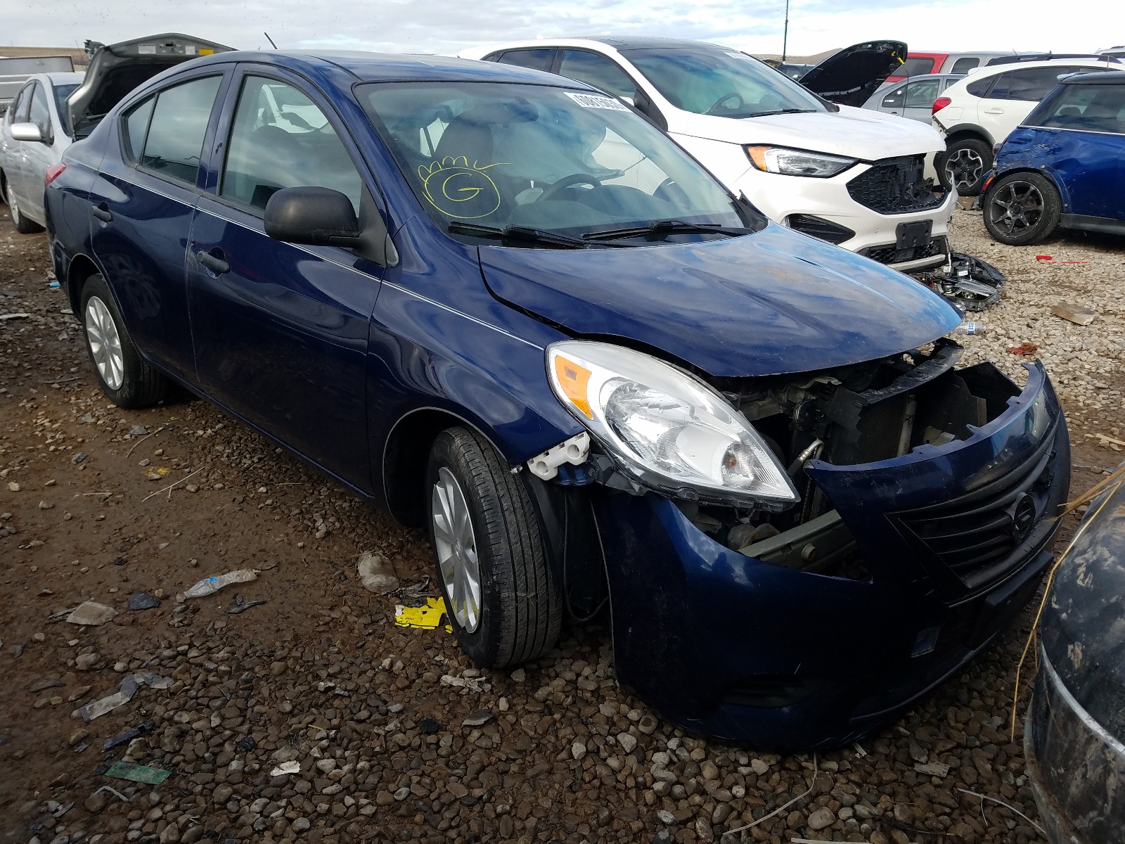 NISSAN VERSA S 2014 3n1cn7ap1el857508