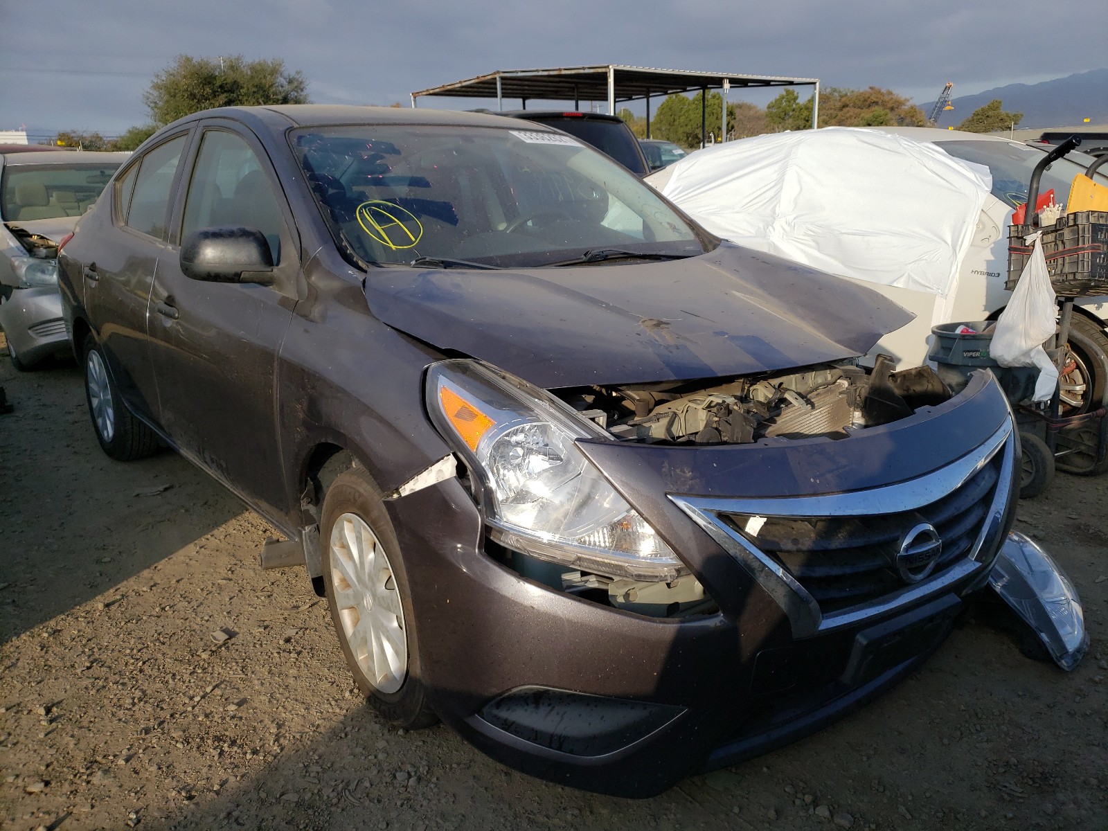 NISSAN VERSA S 2015 3n1cn7ap2fl811462