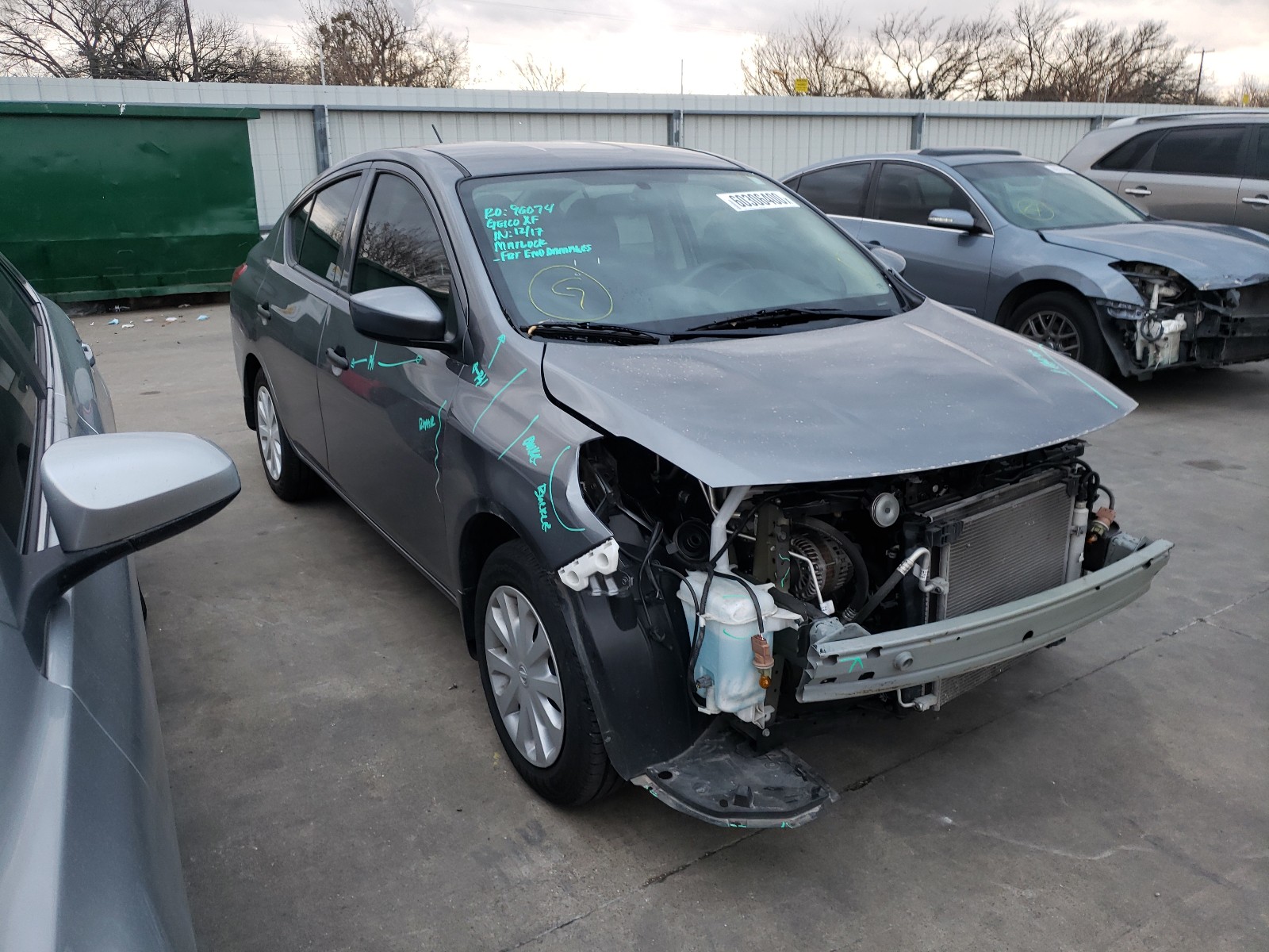 NISSAN VERSA S 2018 3n1cn7ap2jl853817