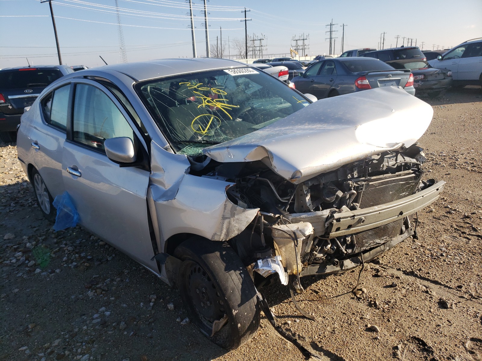 NISSAN VERSA S 2018 3n1cn7ap2jl878703