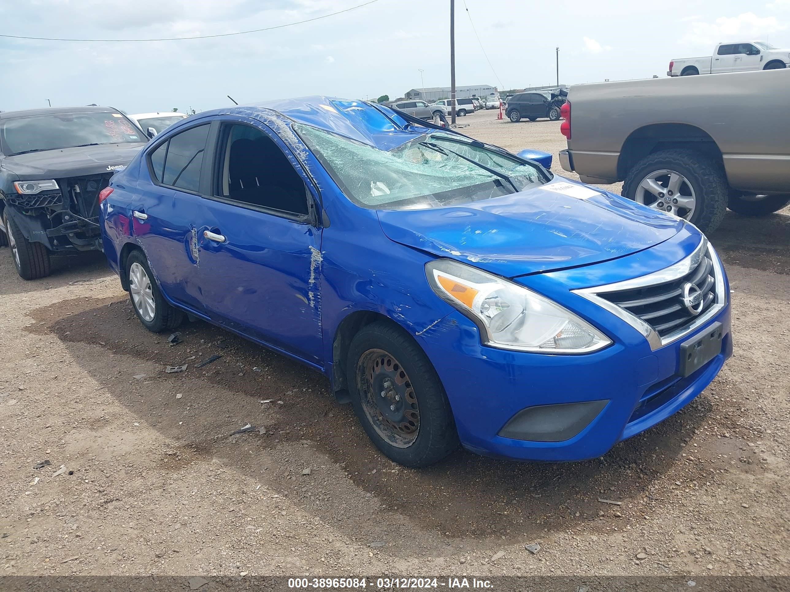 NISSAN VERSA 2015 3n1cn7ap3fl826231