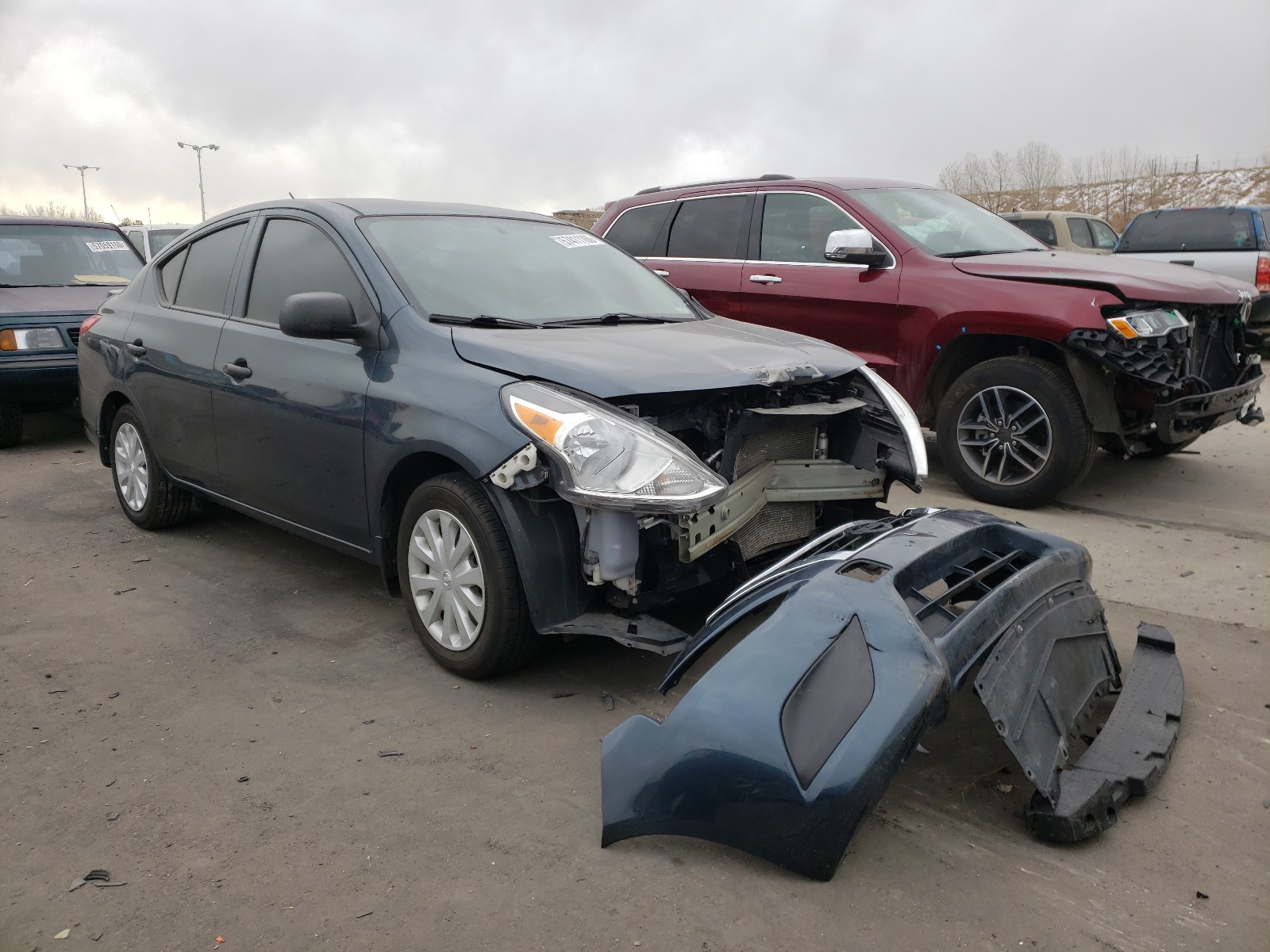 NISSAN VERSA S 2015 3n1cn7ap3fl901087